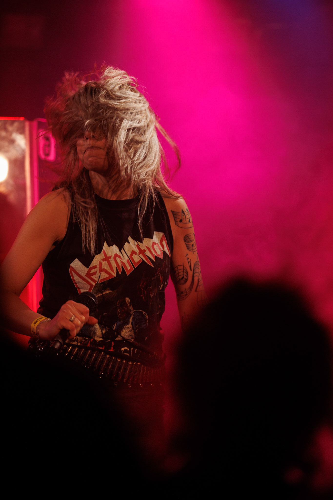 War-Saw - thrashmetal.Koncert Czwarta Fala MMXXII klub VooDoo Warszawa.n/z Marek Agnostic Molenda - gitara,n/z Tomek Zyclon Weglewski - bas,n/z Pawel Abaddon Rekowski - gitara,n/z Sylwia Papierska - wokal,n/z Pawel Pawulon Jaroszewicz - drums,Fot. Andrzej Wasilkiewicz/kaziq.com