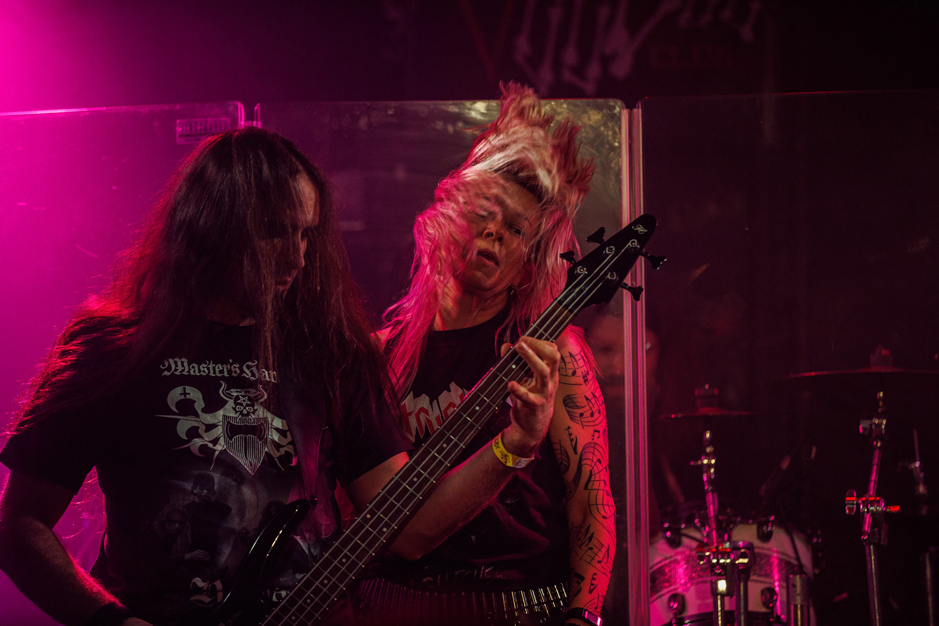 War-Saw - thrashmetal.Koncert Czwarta Fala MMXXII klub VooDoo Warszawa.n/z Marek Agnostic Molenda - gitara,n/z Tomek Zyclon Weglewski - bas,n/z Pawel Abaddon Rekowski - gitara,n/z Sylwia Papierska - wokal,n/z Pawel Pawulon Jaroszewicz - drums,Fot. Andrzej Wasilkiewicz/kaziq.com