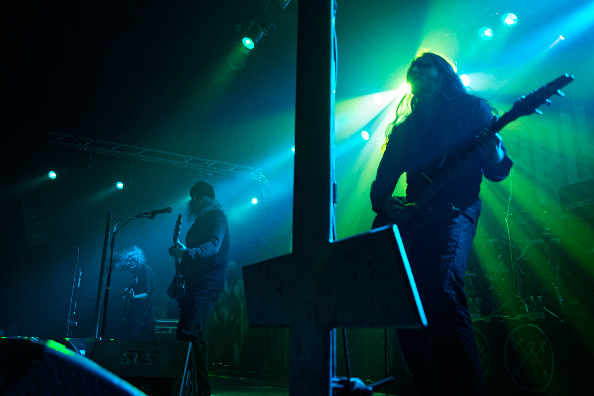 koncert Triptykon, voc. git. Tom Gwarrior, Thomas Gabriel Fischer, Szwajcaria fot. Andrzej Wasilkiewicz/Reporter