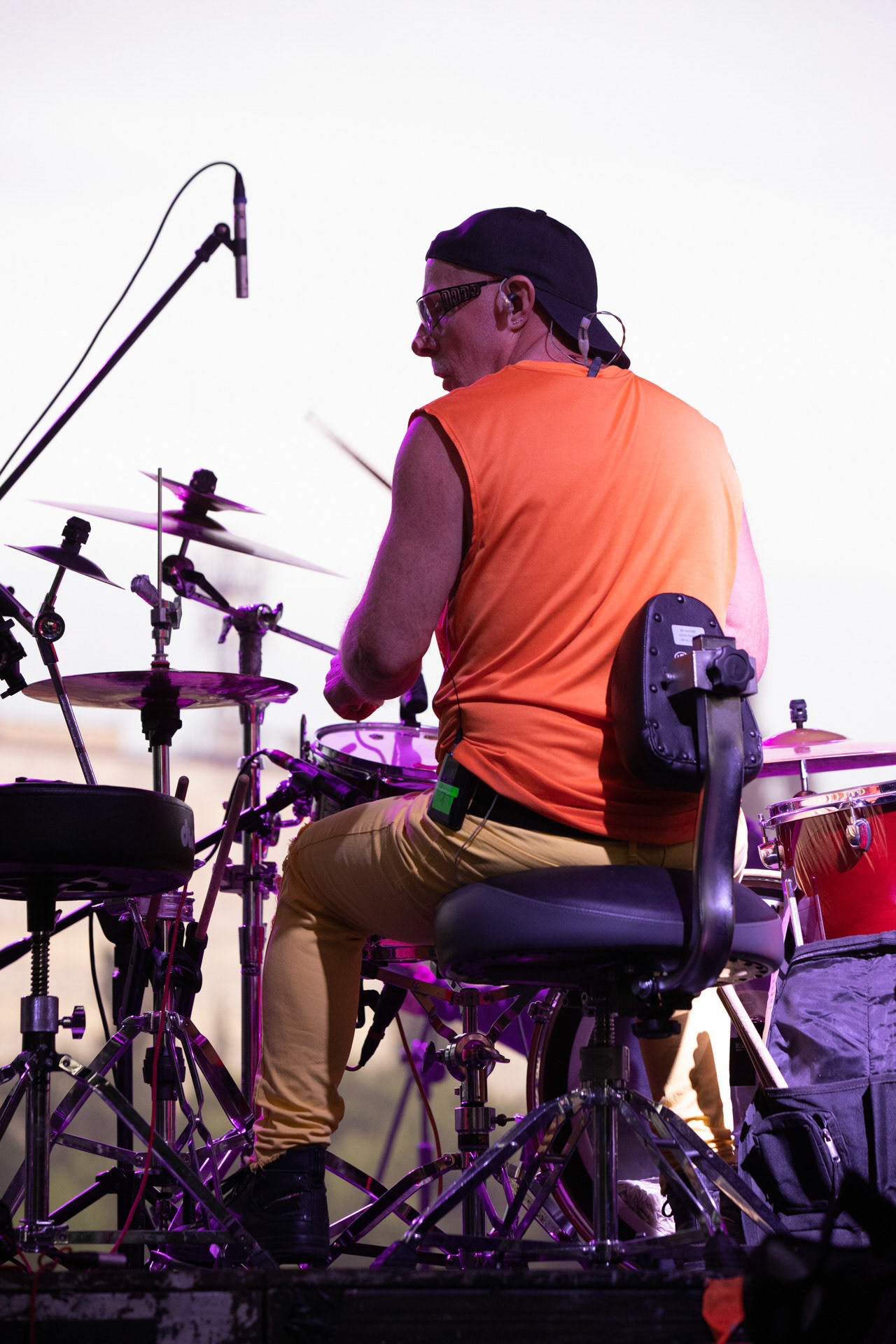 Elektryczne Gitary - koncert Zacieralia w warszawskiej Progresji.Gramy Do Woli - Warszawa, Progresja.n/z Leon Paduch – perkusja,Fot. Andrzej Wasilkiewicz/Reporter