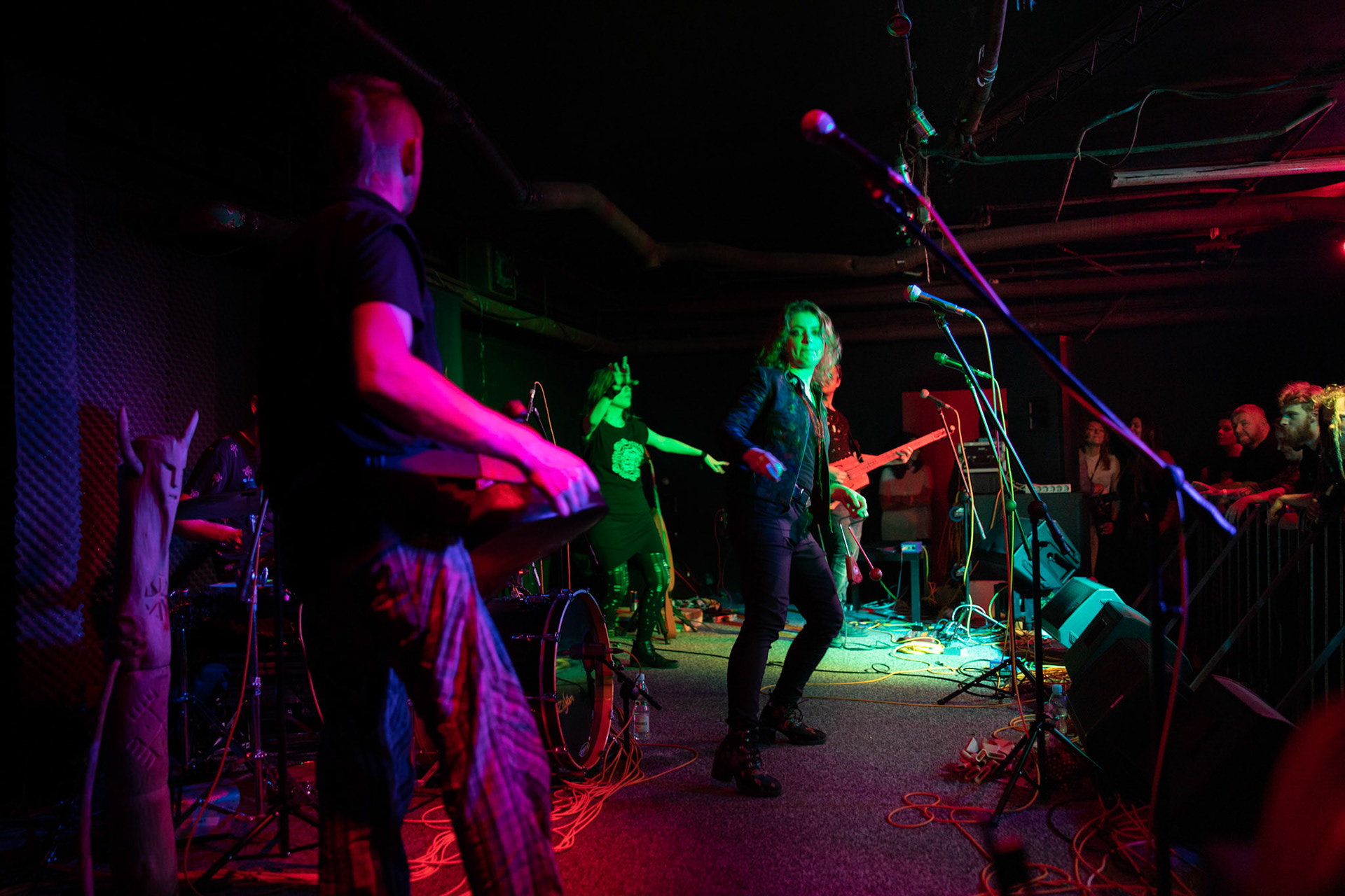 Żywiołak - biometal, folk, ethno sound,
Robert Jaworski - fidel renesansowa, wokal, lira korbowa,
Kamil Strzyżewski - gitara basowa, lutnia,
Wiktoria Kwiatkowska - śpiew, 
Zuza Ciszewska - śpiew, skrzypce,
Michał Lange - perkusja,
Szyszka Leśna - skrzypce ,wokal wspomagający,
Warszawa, klub Potok Drugi Dom Ludzi Rocka,
fot. Andrzej kaziq Wasilkiewicz