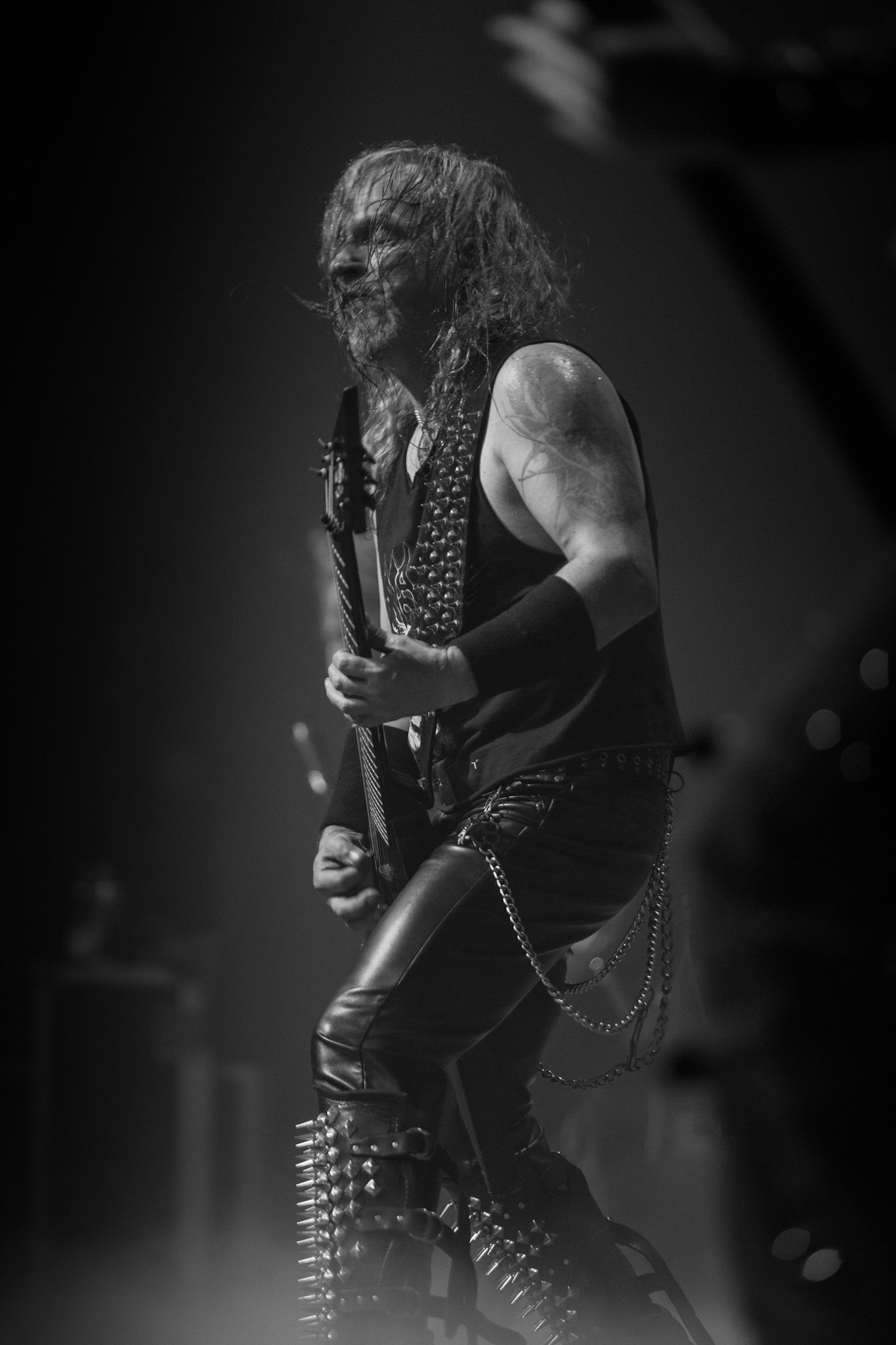 Legendy Metalu Vader - Death Metal - koncert Legendy Metalu w warszawskiej Progresji, 
Peter: Guitar + Vocals
Pajak: Guitar
Hal: Bass
James: Drums
fot. Andrzej kaziq Wasilkiewicz/Reporter