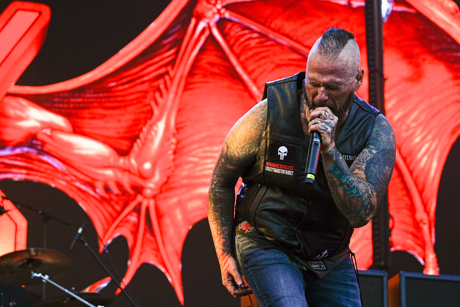 10.06.2023 Dark Angel trzeci dzien festiwaluMystic Festival 2023, Stocznia Gdanska fot. Andrzej Wasilkiewicz/Reporter