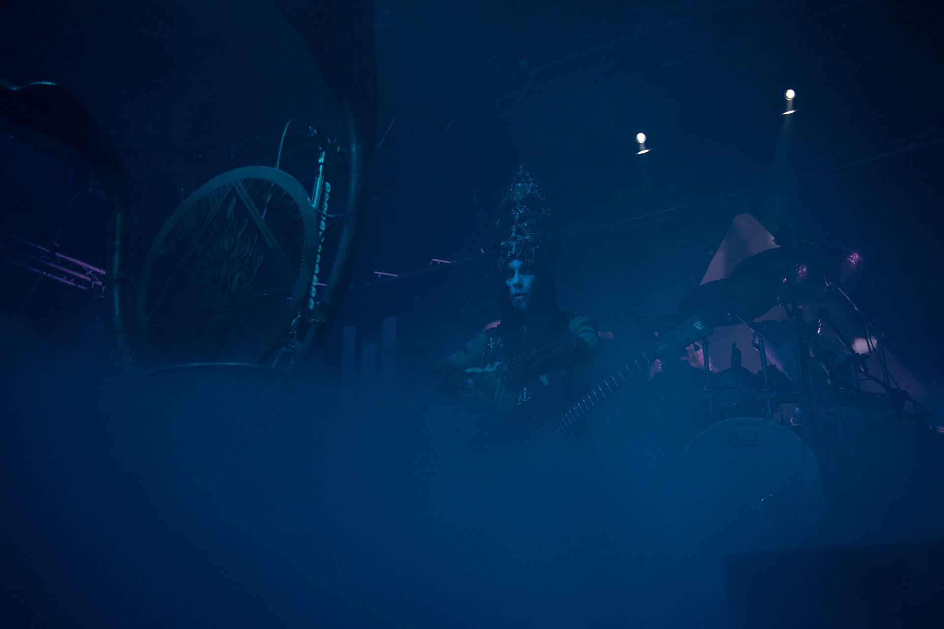 14.12.2018r. Behemoth koncert Merry Christless - Warszawa Progresja, Adam "Nergal" Darski – gitara, wokal prowadzący, 
Zbigniew "Inferno" Promiński – perkusja,
Tomasz "Orion" Wróblewski – gitara basowa, Patryk "Seth" Sztyber – gitara,  fot. Andrzej Wasilkiewicz/Reporter