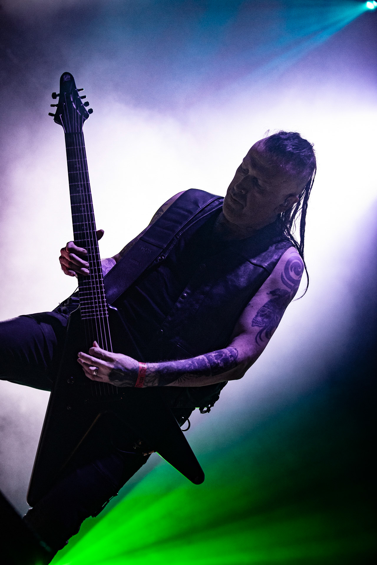 16.09.2021 Paradise Lost - koncert Krakow, Hype Park, Knock Out Production, Nuclear Blast, n/z Gregor Mackintosh – gitara prowadząca,Fot. Andrzej Wasilkiewicz/Reporter