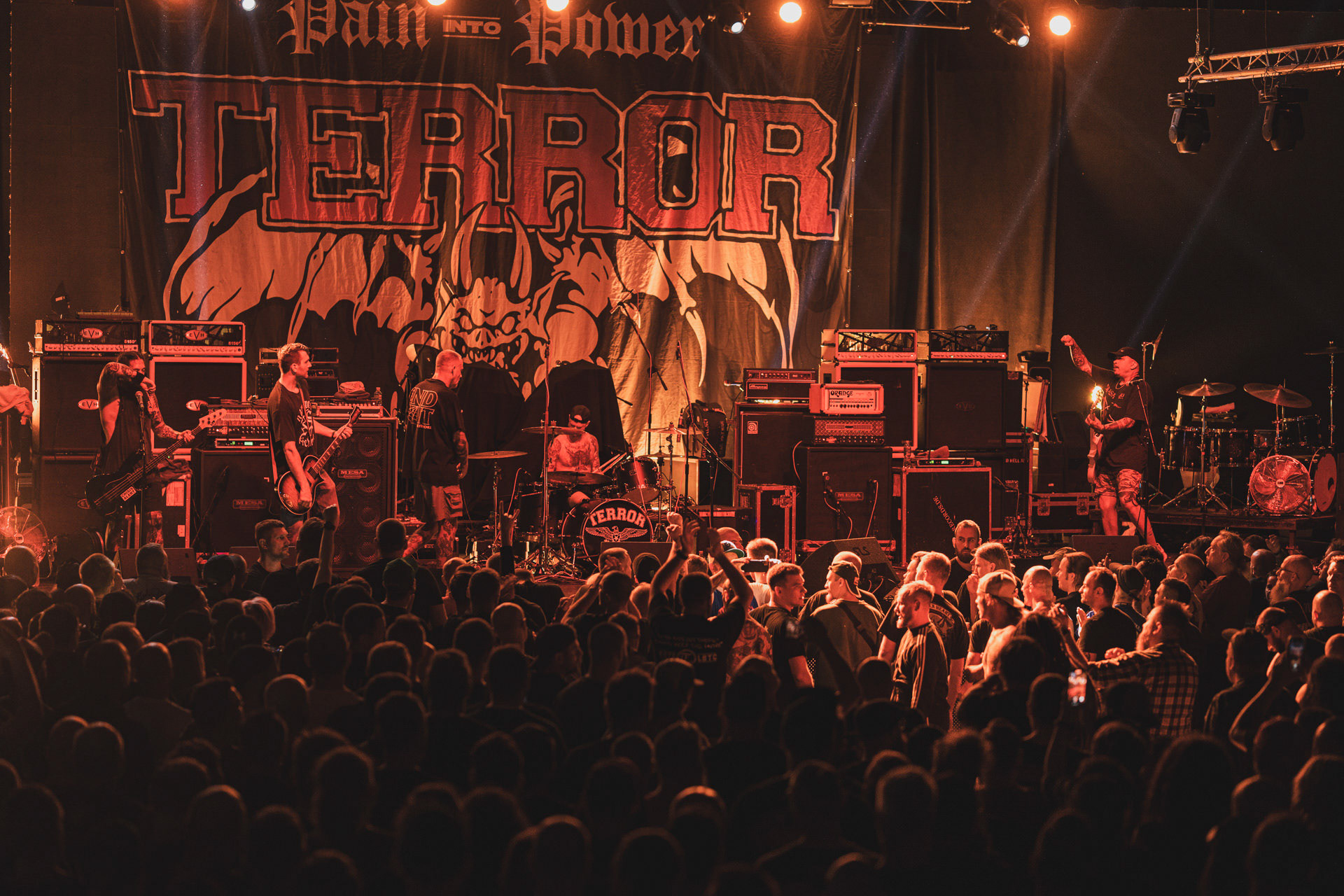 8.08.2023 TERROR - Warszawa klub Progresja,Produkcja Knock Out Productions. fot. Andrzej Wasilkiewicz/kaziq.com