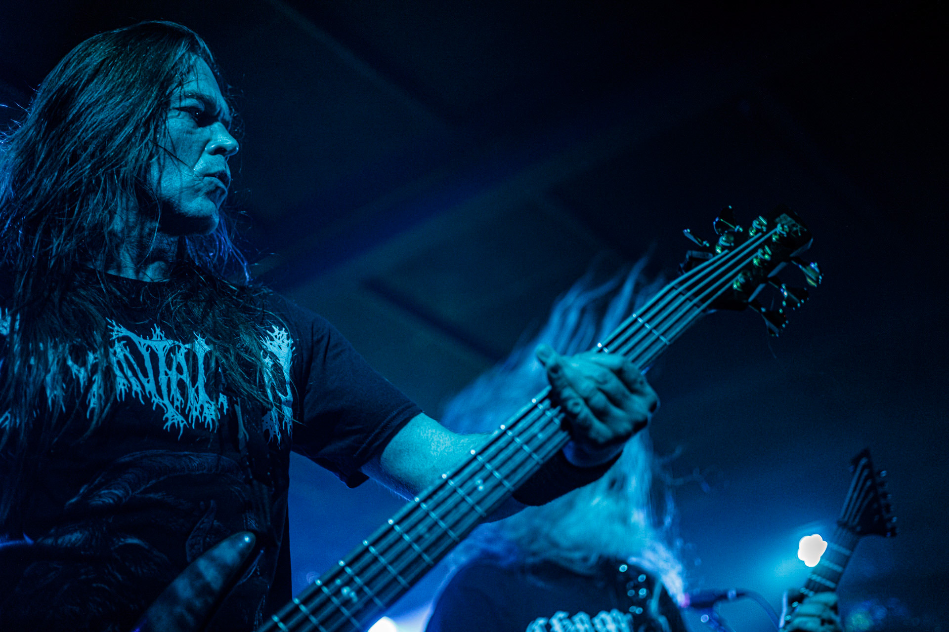 21.10.2022 - 𝗜𝗡𝗖𝗔𝗡𝗧𝗔𝗧𝗜𝗢𝗡 - amerykanski death metal w warszawskiej Proximie.Morderczy death metal na maksymalnie niskim stroju, halasie i chaosie nigdy nie stracil na sile - niezaleznie czy mowimy o swietnej nowej plcie, czy o kultowych strzalach rzedu "Onward to Golgotha". Sklad dowodzony przez Johna McEntee nigdy nie pudluje - na zywo rowniez.John McEntee - gitara, wokal, Kyle Severn - perkusja Alex Bouks - gitara,Chuck Sherwood - gitara basowa,Death metal, Black metal, Metal, Death-doom, Produkcja Knock Out Productions,fot. Andrzej Wasilkiewicz/Reporter