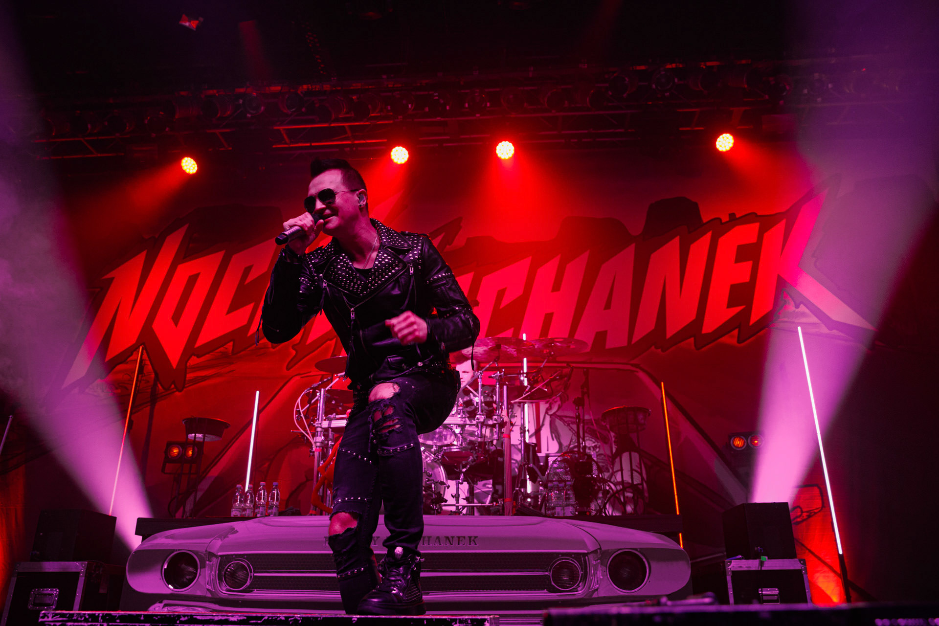 18.12.2021 Nocny Kochanek - Antysylwester Antyradia,18 lat klubu Progresja,Nocny Kochanek - koncert Warszawa,Progresja, Zdrajcy Metalu, klasyczny heavy metal, Alter Ego, Night Mistress.n/z Krzysiek Sokolowski – wokal,Fot. Andrzej Wasilkiewicz/Reporter