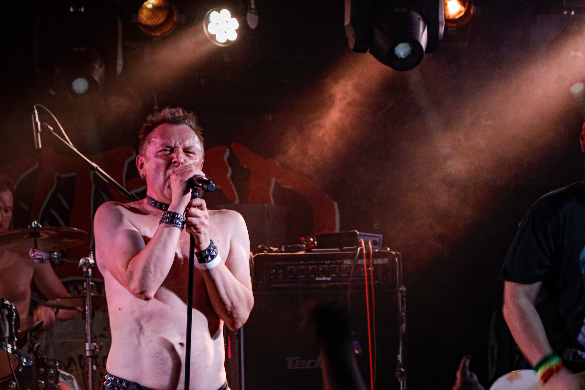 25.08.2022 TZN Xenna - warszawska grupa punkowa z frontmenem Krzysztofem Zygzakiem Chojnackim przed warszawskim koncertem The Exploited.fot. Andrzej Wasilkiewicz/Reporter