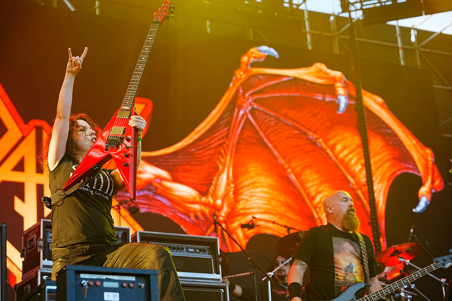 10.06.2023 Dark Angel trzeci dzien festiwaluMystic Festival 2023, Stocznia Gdanska fot. Andrzej Wasilkiewicz/Reporter