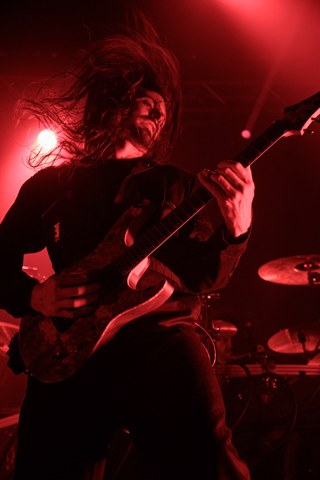 29.04.2022 Igorrr - Warszawski koncert francuskiego zespołu Gautier Serre inspirowany muzyka klasyczna, trip hopem, hip-hopem, death i black metalem, djentem, industrialem, czy tradycyjna muzyka.n/z Martyn Clement – guitar,Produkcja Knock Out Productions, klub Progresja.Wytwornia Metal Blade,fot. Andrzej Wasilkiewicz/Reporter