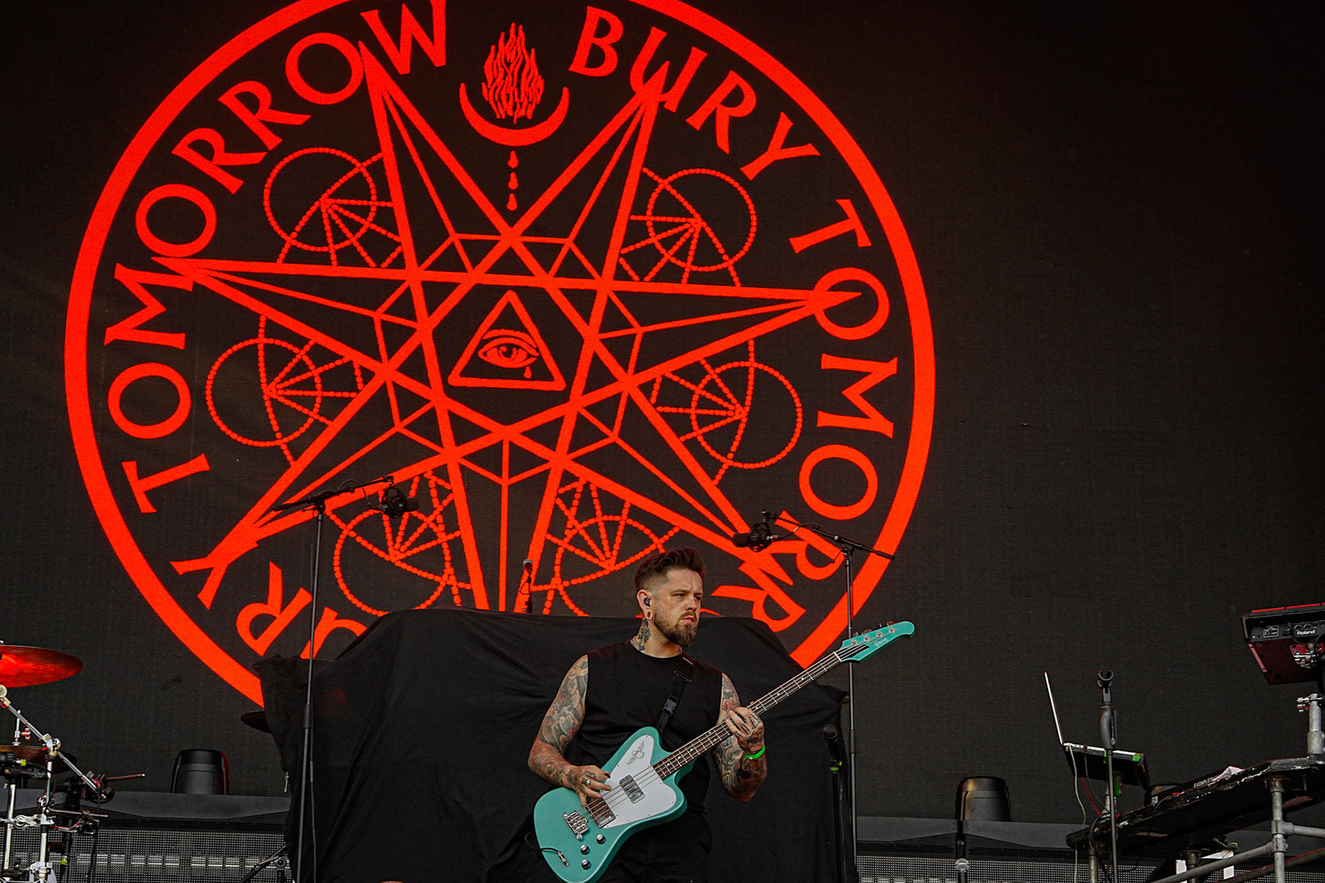 10.06.2023 Bury Tomorrow trzeci dzien festiwaluMystic Festival 2023, Stocznia Gdanska fot. Andrzej Wasilkiewicz/Reporter