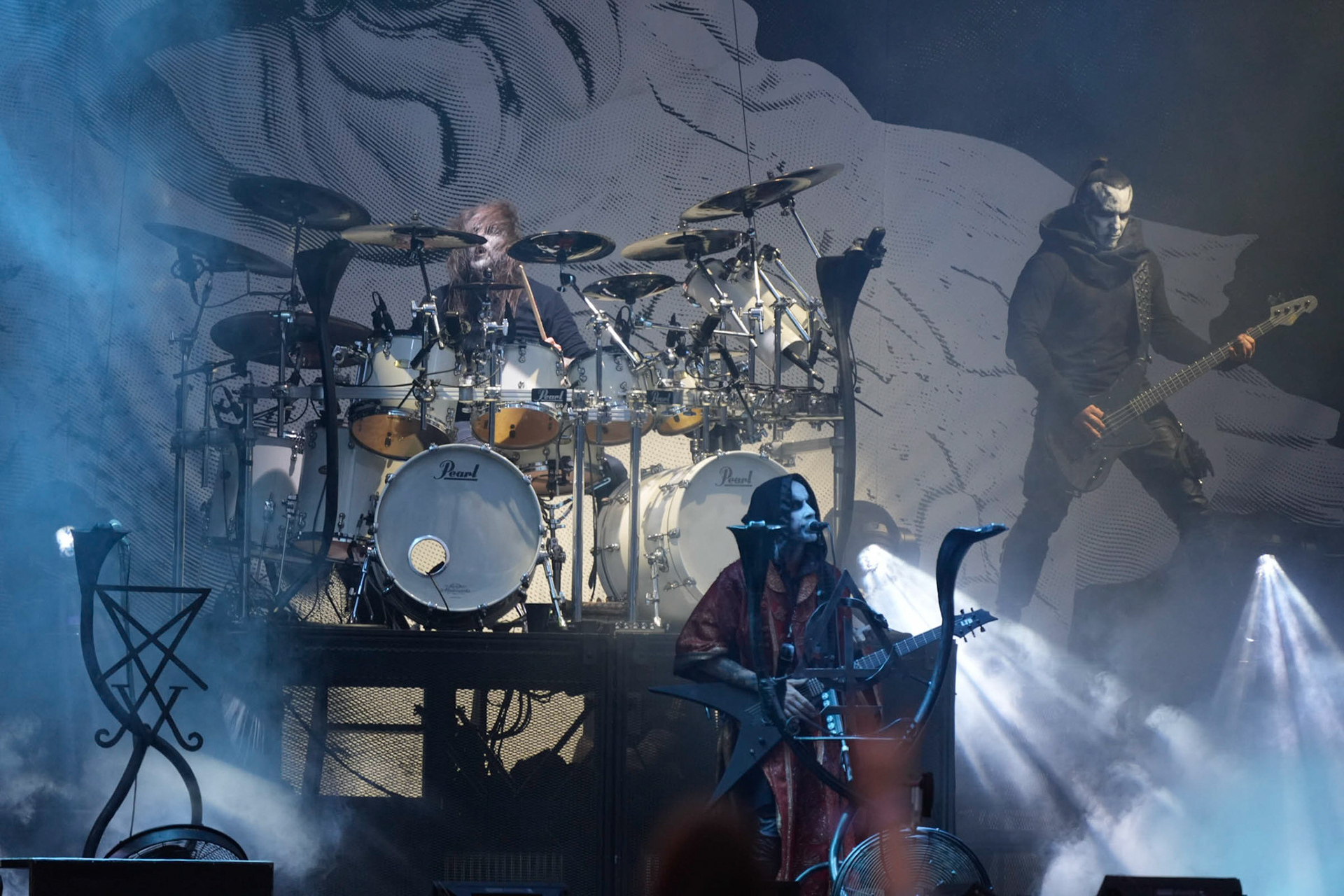 7.06.2023 Behemoth dzien pierwszy festiwaluMystic Festival 2023, Stocznia Gdanska fot. Andrzej Wasilkiewicz/Reporter