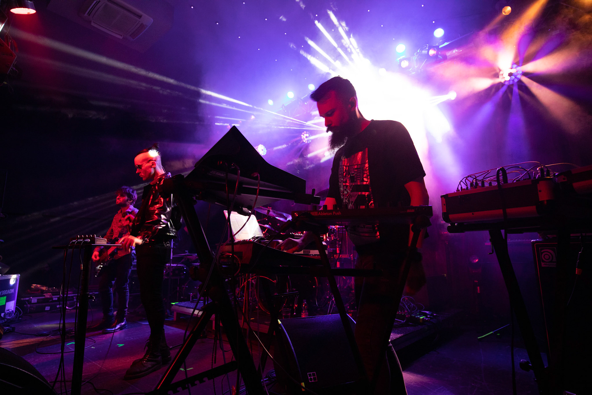 2.04.2019 Decadent Fun Club (Polska)  alternative post-punk, dark pop
Paveu Ostrovsky vocal, 
Jasiek Łukomski bass, 
Mateusz Gągol synths, 
Kamil Cegiełka drums,
klub Kwadrat,
Knock Out Productions,