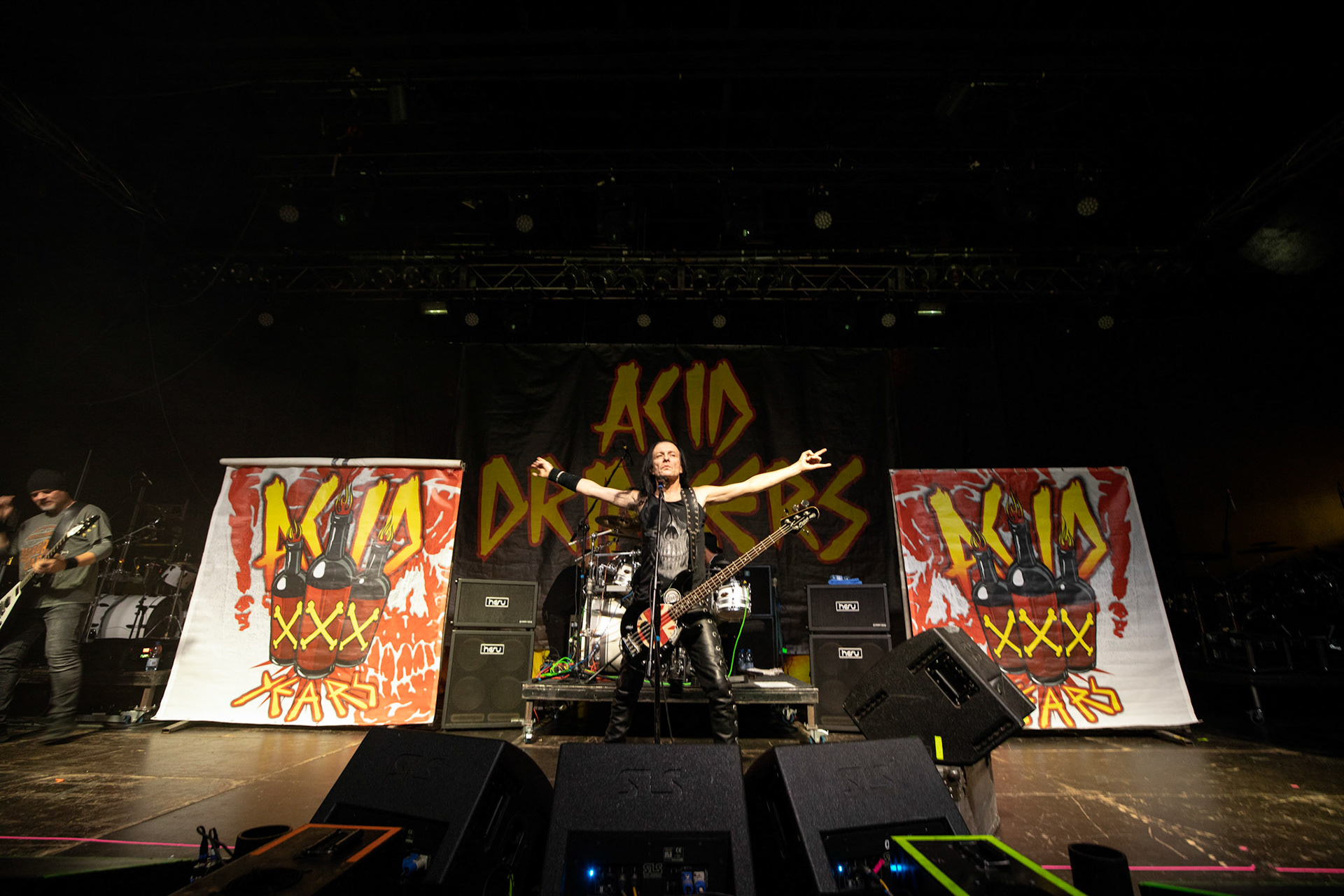 Legendy Metalu Acid Drinkers - rock, trashmetal, - koncert Legendy Metalu w warszawskiej Progresji, 

Tomasz "Titus" Pukacki 
Dariusz "Popcorn" Popowicz 
Maciej "Ślimak" Starosta 
Łukasz "Dzwon" Cyndzer
fot. Andrzej kaziq Wasilkiewicz/Reporter