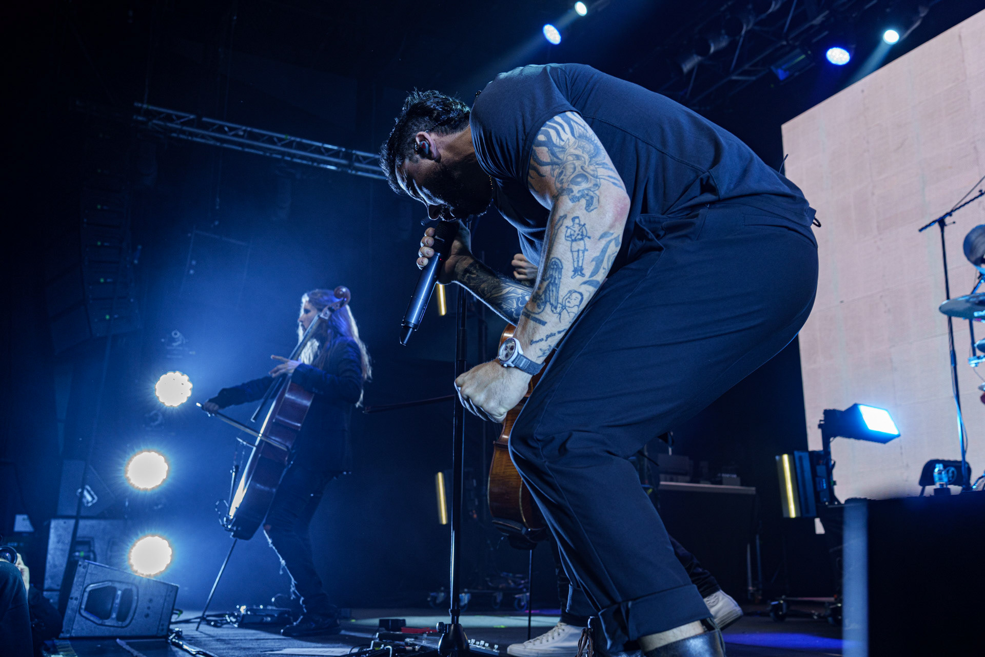 25.03.2023 APOCALYPTICA - symfoniczny heavy metal. Klub Progresja, Warszawa, Knock Out Productions. fot. Andrzej Wasilkiewicz/Reporter
