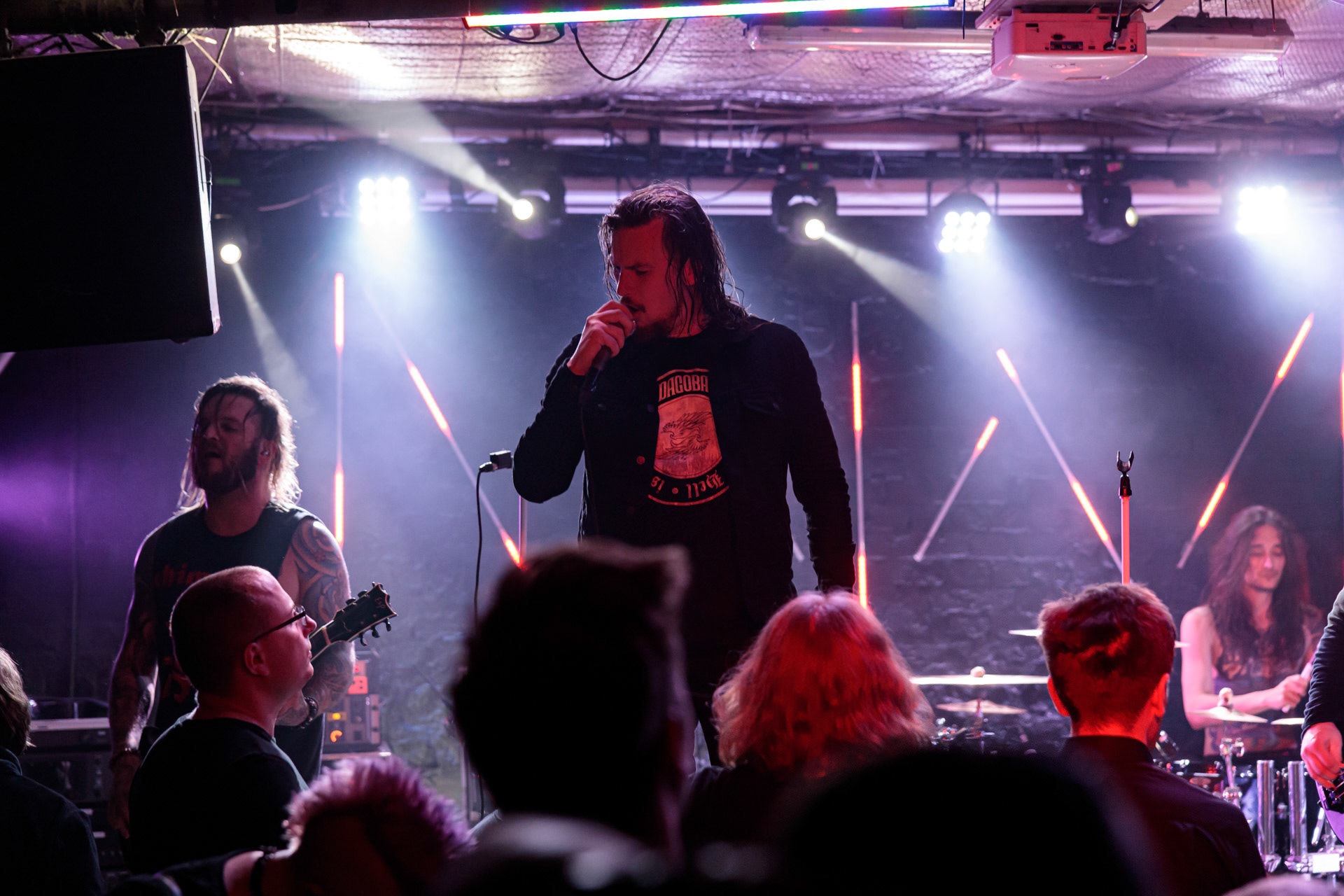 25.04.2022 DAGOBA - koncert warszawska Hydrozagadka, Dagoba francuski industrialmetal, groovemetal, Ecdysis By Night Tour 2022 produkcja Knock Out Productionsfot. Andrzej Wasilkiewicz/Reporter