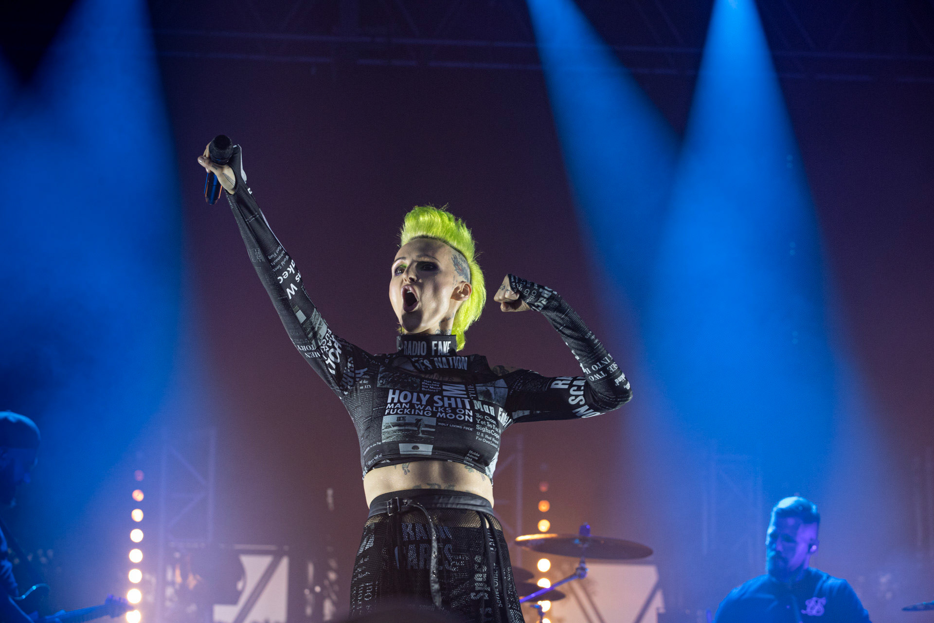 30.07.2021 Agnieszka Chylinska - koncert 25 lat na scenie! Warto bylo szalec. Warszawa Gramy do Woli Progresja.n/z Agnieszka Chylinska – wokal,Pop, pop-rock, hardrock, heavy metal,Fot. Andrzej Wasilkiewicz/Reporter