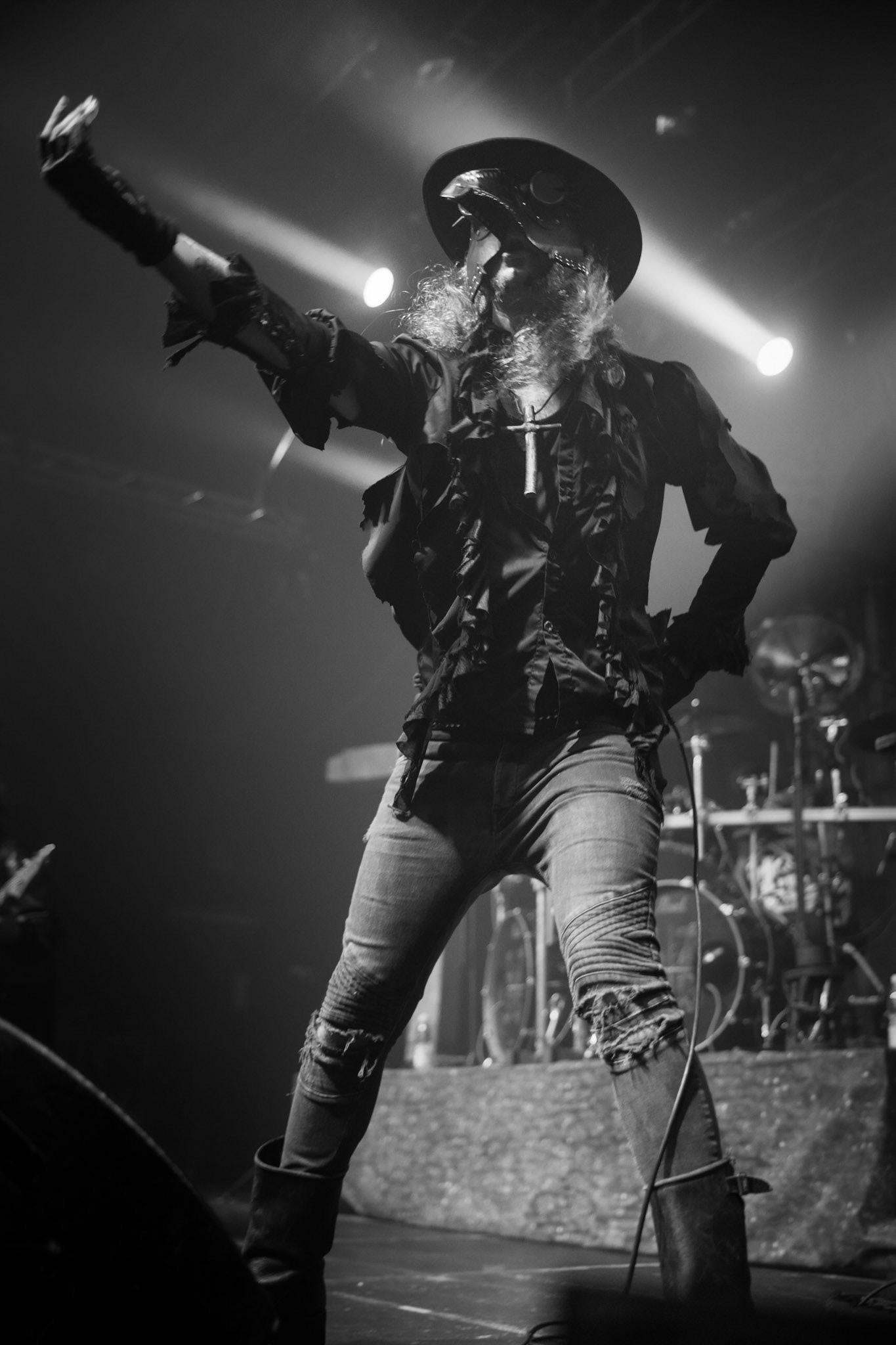 25.11.2019 Warszawa Klub Progresja Europejska Trasa Moonspell z Rotting Christ 2019
koncert Moonspell
N/z Fernando Langsuyar Ribeiro wokal  
N/z Ricardo Amorim gitara  
N/z Pedro Passionis Paixăo instrumenty klawiszowe  
N/z Miguel Mike Gaspar perkusja  
N/z Aires Pereira gitara basowa 
fot. Andrzej Wasilkiewicz/REPORTER