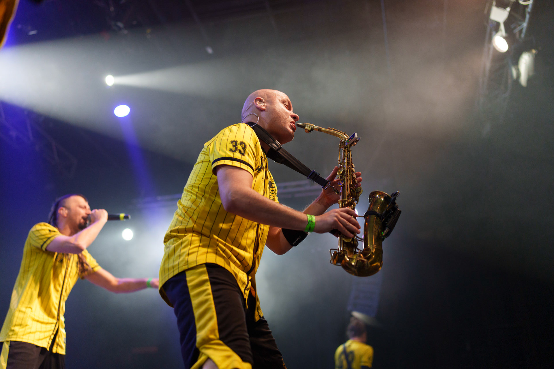 9.02.23 DUBIOZA KOLEKTIV - bosniacka grupa muzyczna, grajaca reggae, dub i rock. - Warszawa Progresja. Winiary Bookings.Fot. Andrzej Wasilkiewicz/Reporter