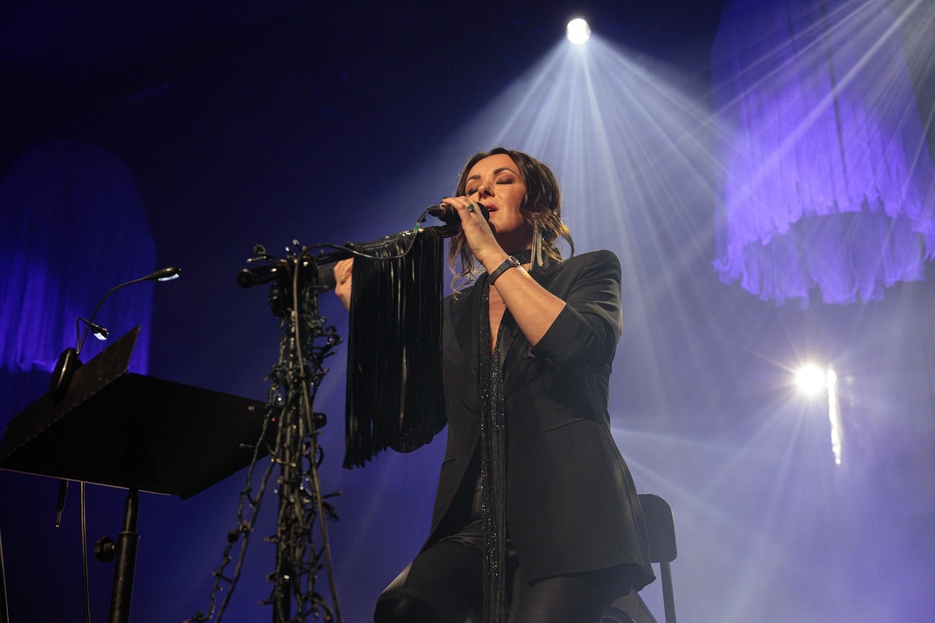 5.12.2021 Kasia Kowalska akustycznie w Klubie Stodola.n/z Kasia Kowalska - wokal,n/z Jerzy Runowski - gitara,n/z Pawel Grudniak - bass,n/z Marcin Karel - gitara,n/z Barek Pawlus - perkusja,Rock, rock progresywny, rock alternatywny, polski rock, pop-rock.fot. Andrzej Wasilkiewicz/Reporter