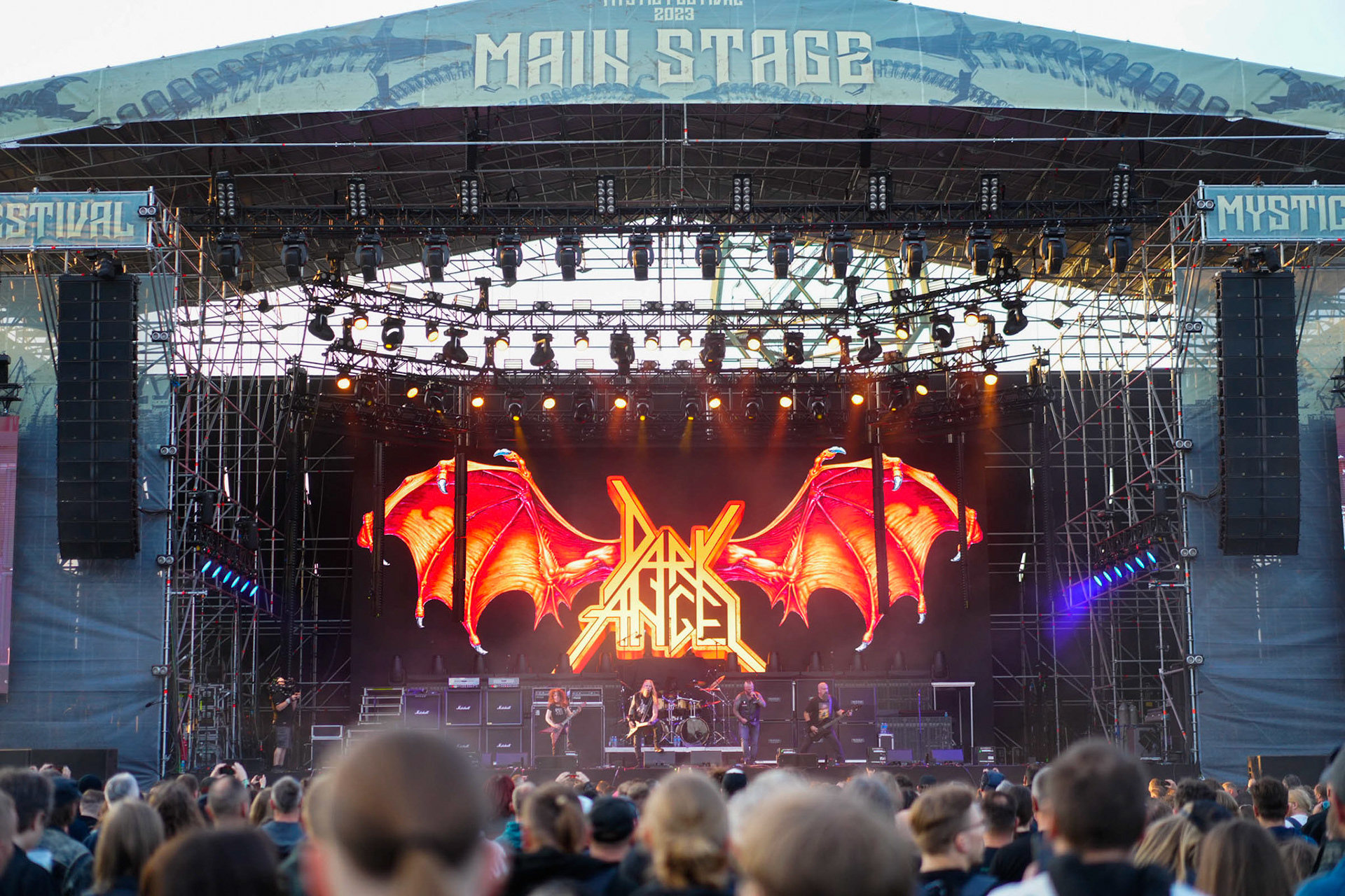10.06.2023 Dark Angel trzeci dzien festiwaluMystic Festival 2023, Stocznia Gdanska fot. Andrzej Wasilkiewicz/Reporter