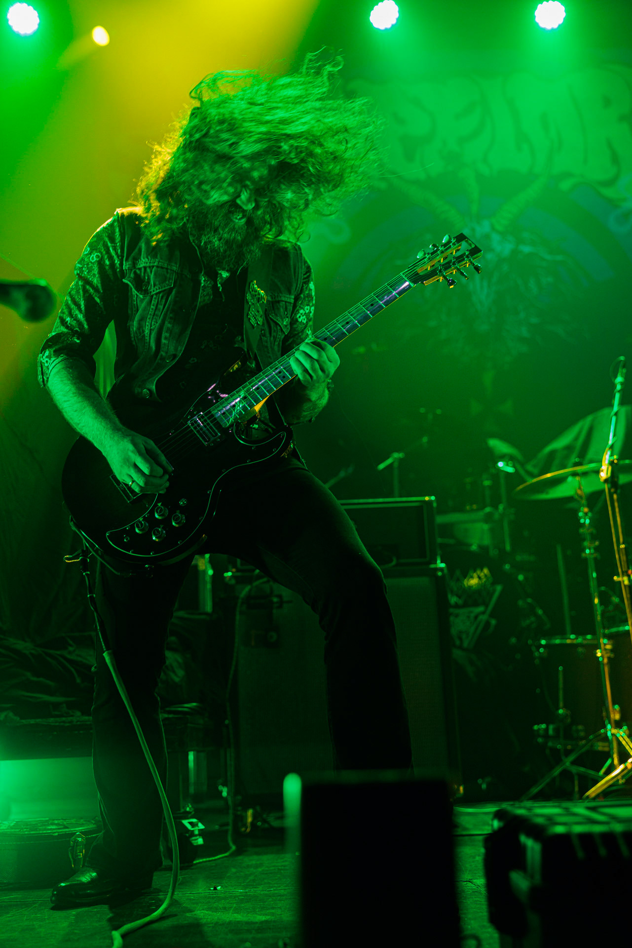 Dopelord - na warszawskim koncercie Vader w Progresji, down-tempo, stoner, metal, n/z Pawel Mioduchowski - gitara, wokal,n/z Grzegorz Pawłowski - gitara prowadząca,n/z Piotr Zin - gitara basowa, wokal,n/z Tomasz Walczak - perkusja,Left Hand Sounds, Knock Out Productions, Massive Music,fot. Andrzej Wasilkiewicz/Reporter