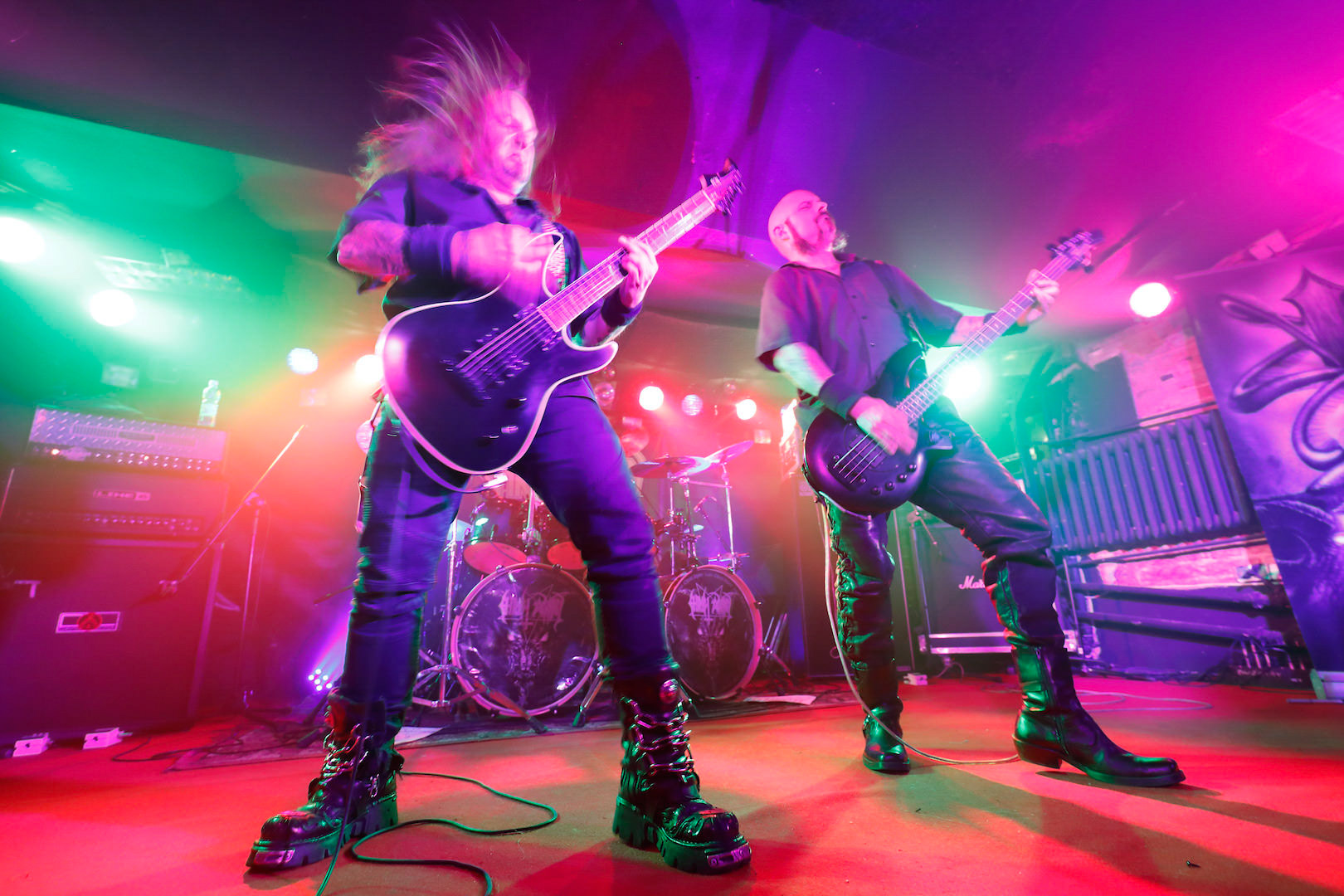 Christ Agony Legacy tour 2017 Warszawa  VooDoo klub Cezary Cezar Augustynowicz
Tomasz Reyash Rejek