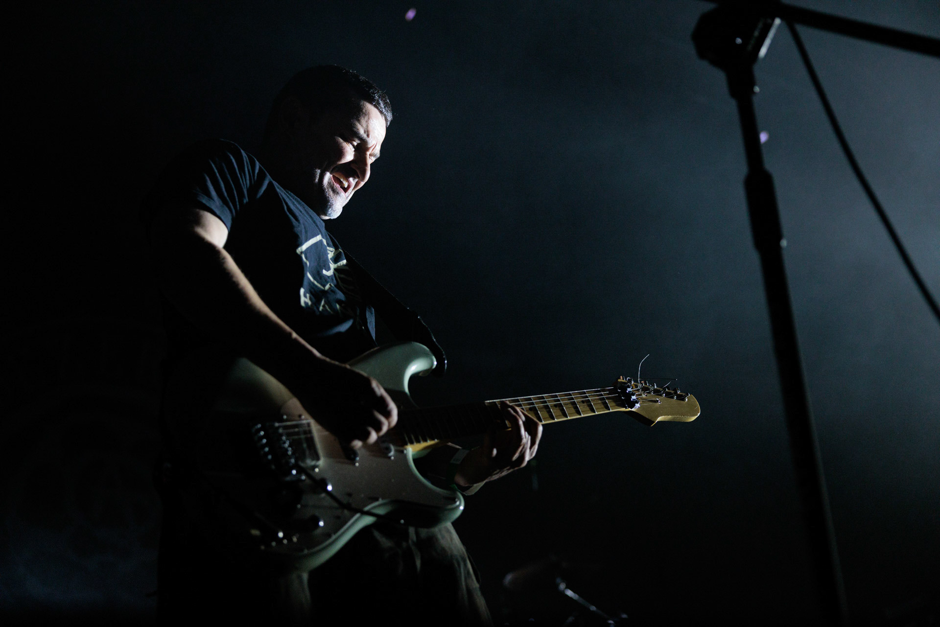 16.11.2021 Dezerter - 40 lecie,koncert Warszawa Palladium. N/z Robert Robal Matera gitara, Dezerter, SS20, Punk, Punkrock, hardcore, rock.fot. Andrzej Wasilkiewicz/REPORTER