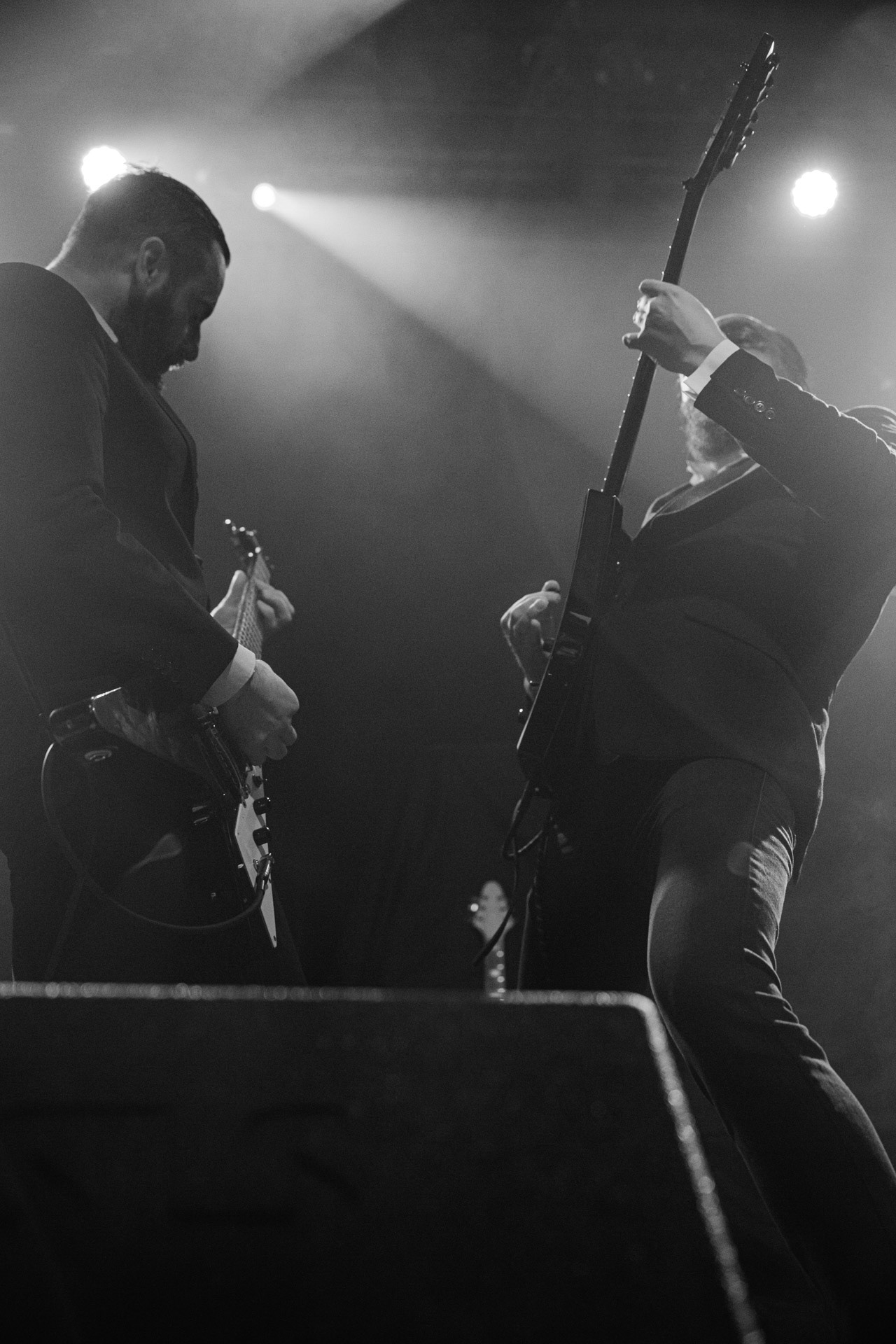 18.12.2021 Masturbator - Antysylwester Antyradia, 18 lat klubu Progresja,n/z Vithor/ growl-git, n/z Raefoth/bas, n/z Czaha/beki, n/z Mayhem/git,metal, blackmetal, thrashmetal, satanic old skull metal, fot. Andrzej Wasilkiewicz/Reporter