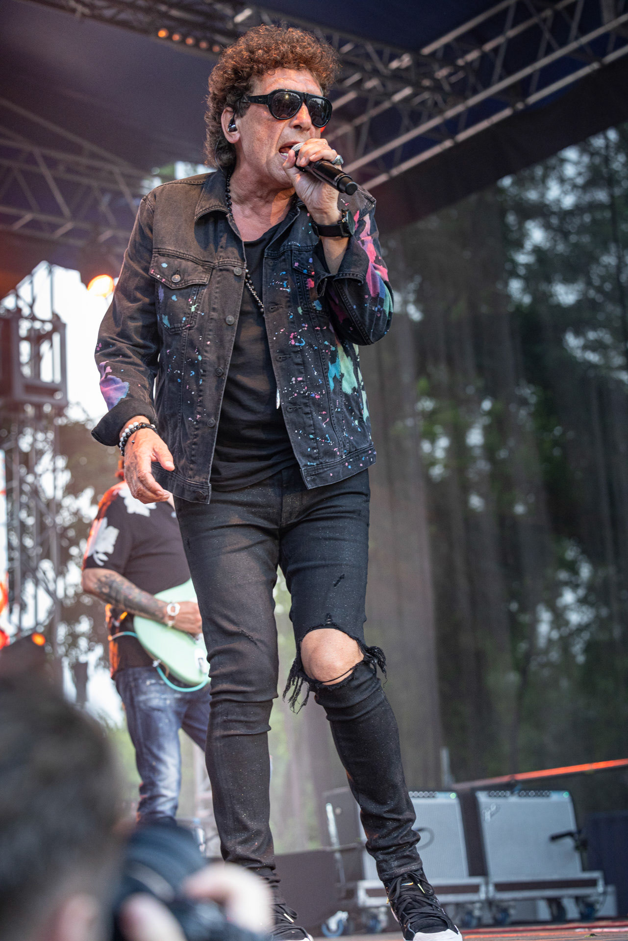 Koncerty Lady Pank w ramach urodzinowej trasy LP40 warszawska Pogresja.Gramy do Woli. Polski Rock, pop, soft rock, polska grupa rockowa z czasów PRL.n/z. Jan Borysewicz – gitara,  n/z. Janusz Panasewicz – wokal, n/z. Kuba Jabłoński – perkusja n/z. Krzysztof Kieliszkiewicz – gitara basowa, n/z. Michał Sitarski – gitara, stały sideman, n/z. Wojtek Olszak – instrumenty klawiszowe, Fot. Andrzej kaziq Wasilkiewicz/Reporter