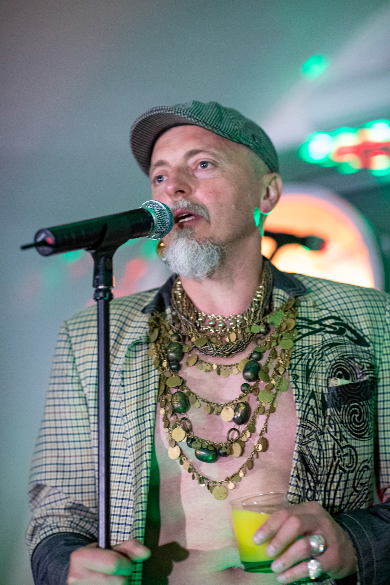 The Novorodkens, koncert w Warszawie, Dj Szneptuch – szczebiot czołowy, bas, chórki, sample, batuta i szpicrutaMagister Hitler – bas, wokaliza, chórki, gitara rytmiczna, najebkaDoktor PajHIVo – bębny, bongosy, gitara solowa, umiejętności wokalne, chórkiProfesor Gówniarz – lewizna wokalna, zwięzła i chóralna, wyprowadzanie ciosówProdziekan Pinglarz – uprawomocniony głos ścisły tudzież kantor, cytaty z brewiarzaInżynier Królewicz – gitara rytmiczna, solowa, przypowieści, świergoty i treleDocent Niedziwara – melodyka, chórki, kwilenia i jęki, odczynianie uroków, gusłaMrówka - perkusja,Hacrmistrz Gruczoł – walka z upośledzeniem, choreografia i obsługa gastronomiczna