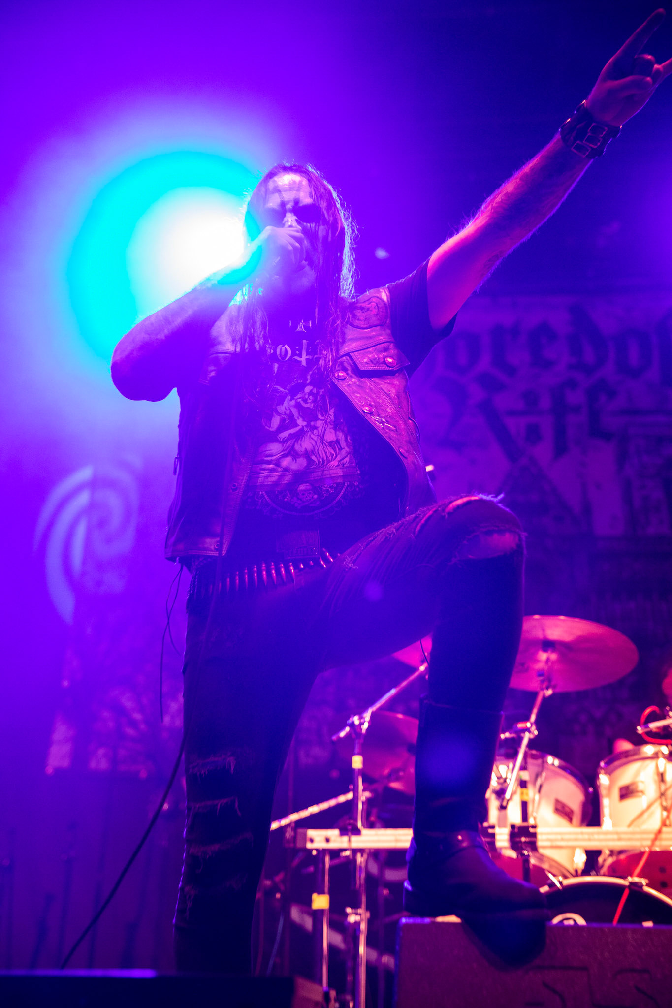 WHOREDOM RIFE - Norwegia - black metal,
koncert w Warszawskiej Progresji w ramach trasy Ecclesia Diabolica Baltica.
fot. Andrzej Wasilkiewicz/Reporter