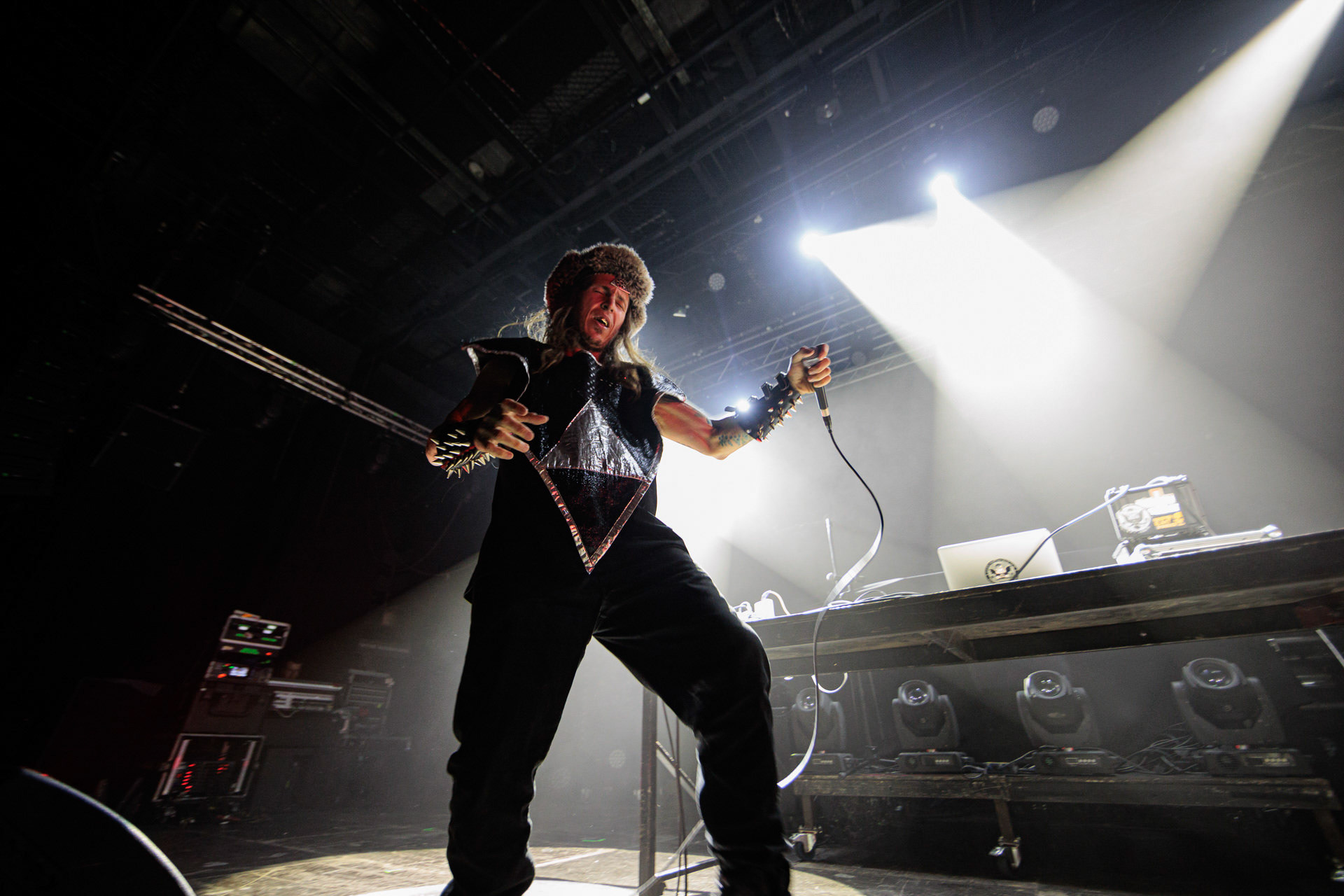 29.04.2022 Otto Von Schirach - nadrealna muzyka elektroniczna z elementami noise, gore grind, hip-hop, death metal. n/z Otto Von Schirach Produkcja Knock Out Productions, klub Progresja.Wytwornia Ipecac,fot. Andrzej Wasilkiewicz/Reporter