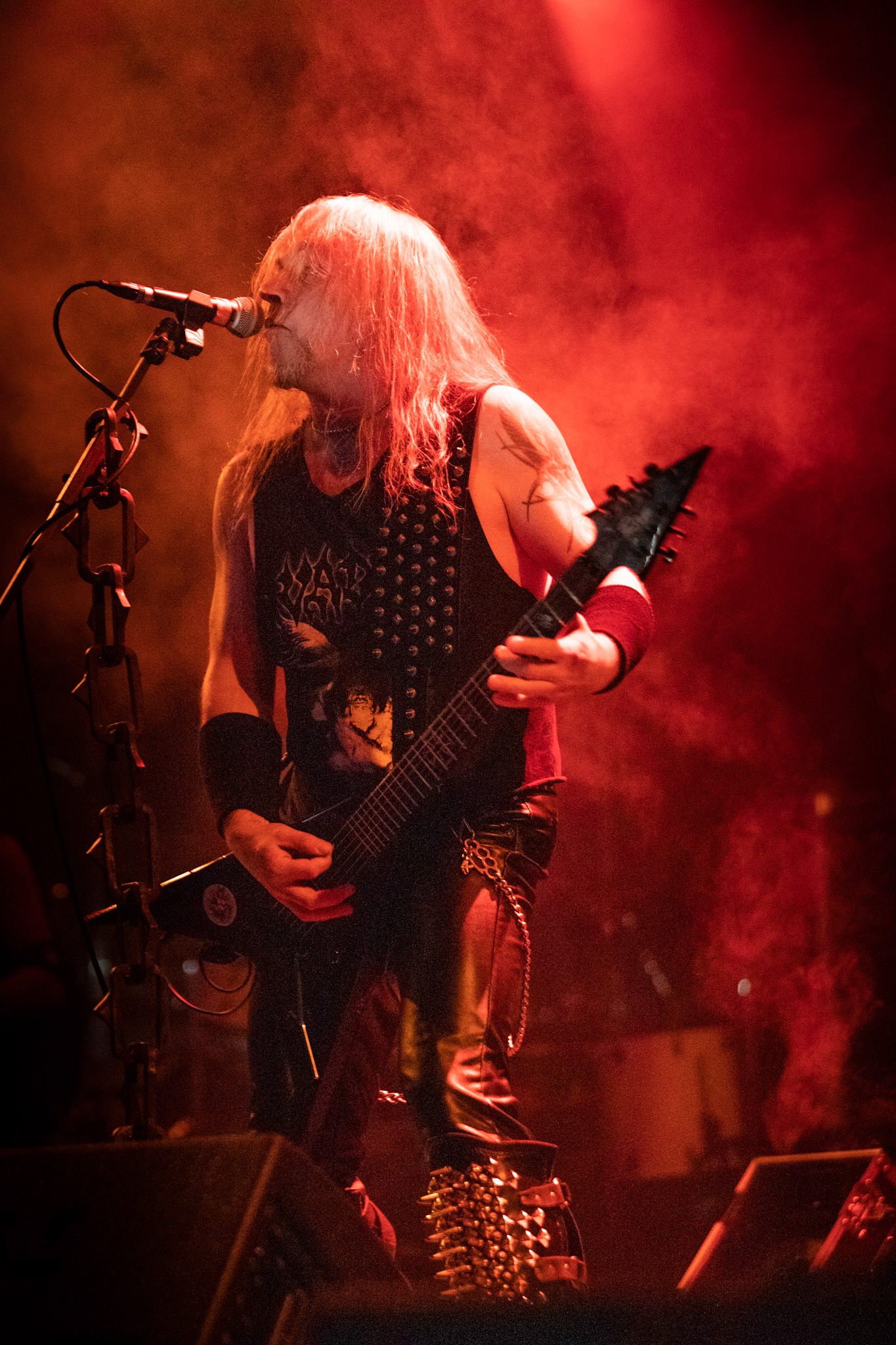 Legendy Metalu Vader - Death Metal - koncert Legendy Metalu w warszawskiej Progresji, 
Peter: Guitar + Vocals
Pajak: Guitar
Hal: Bass
James: Drums
fot. Andrzej kaziq Wasilkiewicz/Reporter