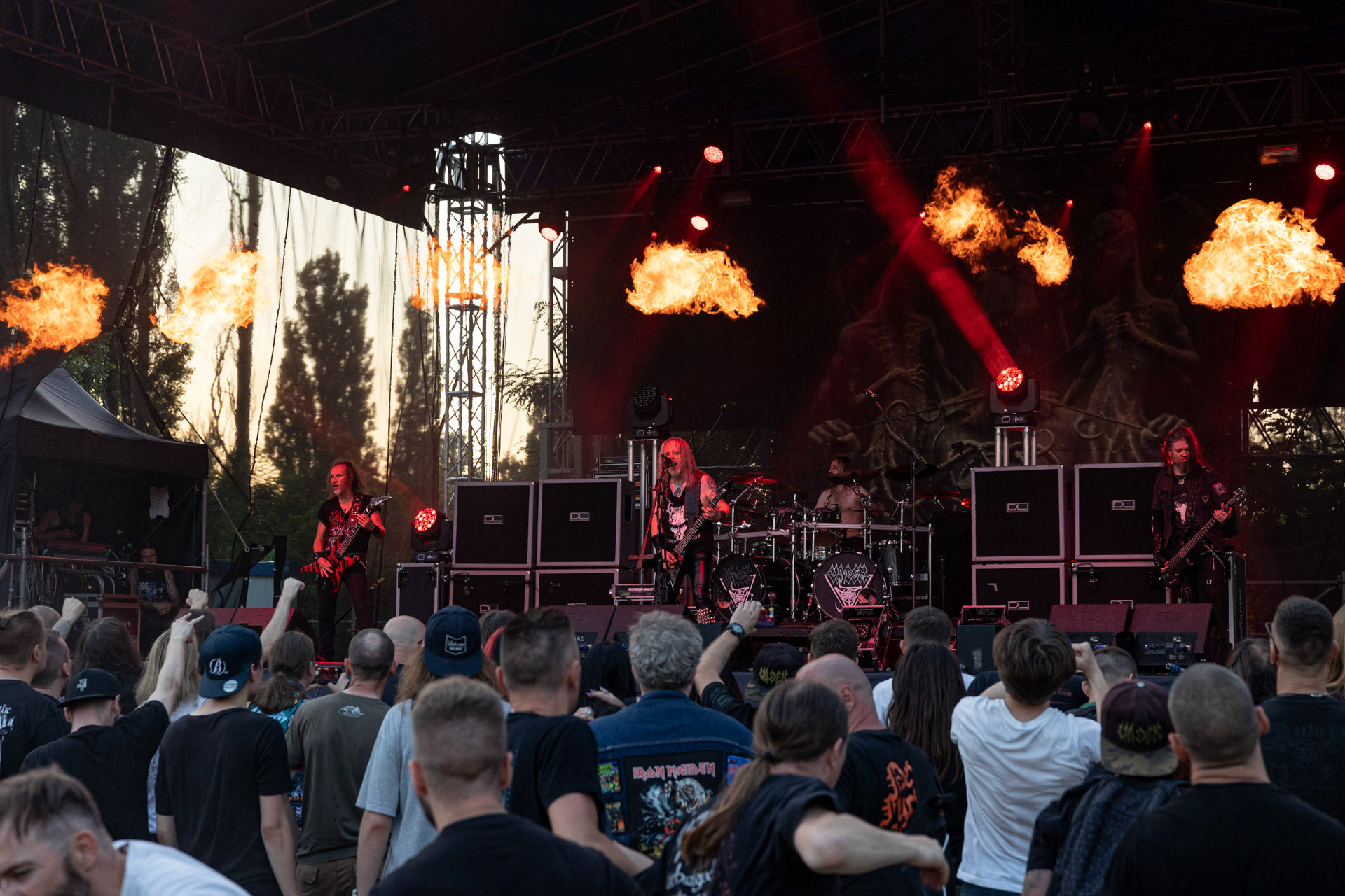 31.07.2021 Vader - koncert warszawska Progresja, Gramy do Woli,n/z Peter: Guitar + Vocalsn/z Pajak: Guitarn/z Hal: Bassn/z James: Drumsfot. Andrzej Wasilkiewicz/Reporter