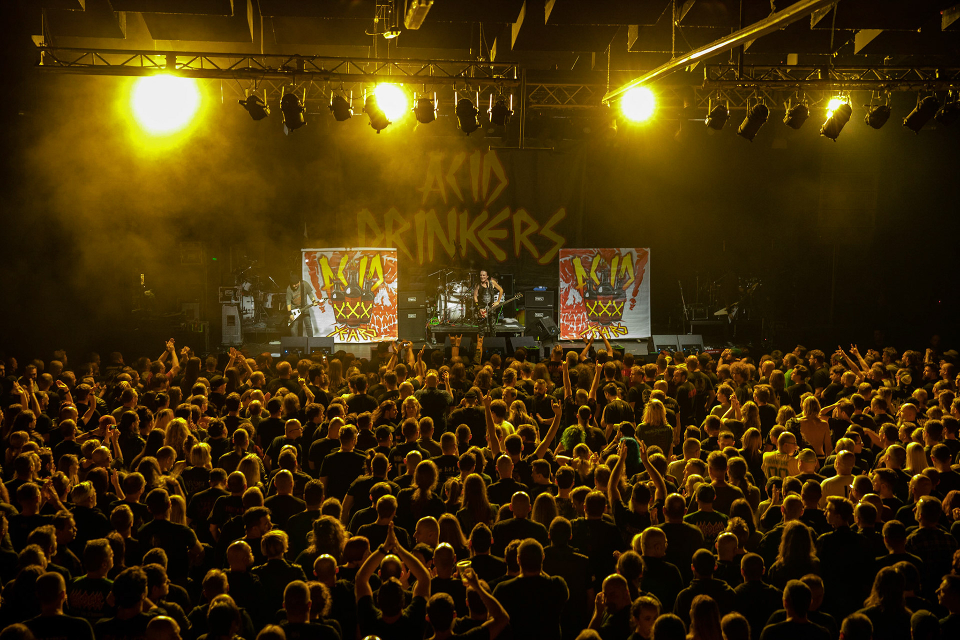 Legendy Metalu Acid Drinkers - rock, trashmetal, - koncert Legendy Metalu w warszawskiej Progresji, 

Tomasz "Titus" Pukacki 
Dariusz "Popcorn" Popowicz 
Maciej "Ślimak" Starosta 
Łukasz "Dzwon" Cyndzer
fot. Andrzej kaziq Wasilkiewicz/Reporter