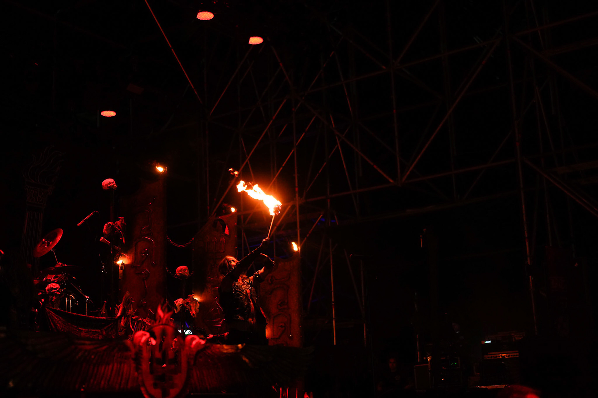 9.06.2023 Watain dzien drugi festiwaluMystic Festival 2023, Stocznia Gdanska fot. Andrzej Wasilkiewicz/Reporter