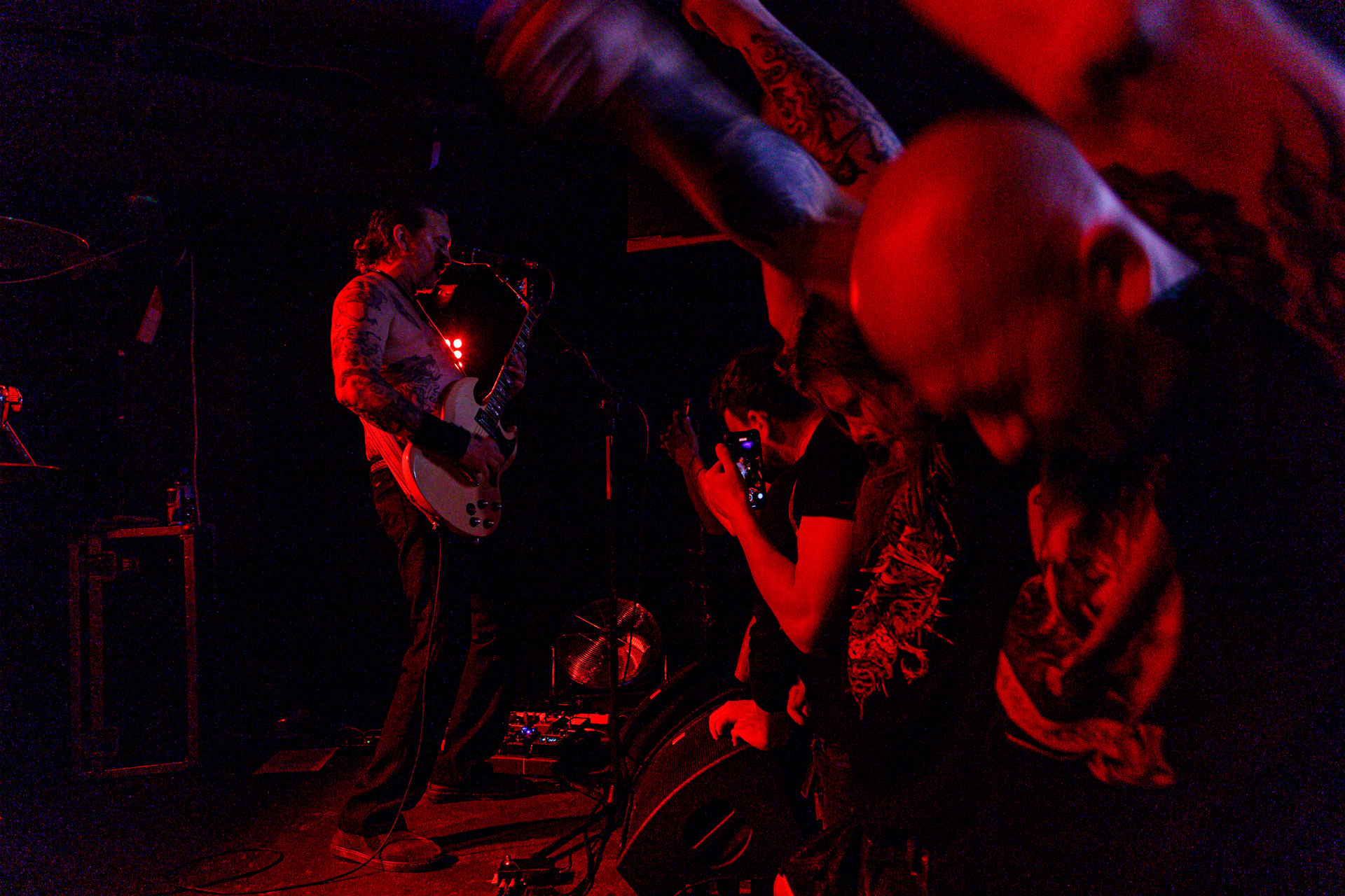 7.07.2022 - HIGH ON FIRE - legenda sceny stoner/doom z Mattem Pikem na czele, koncert w warszawskiej Hydrozagadce.n/z Matt Pike – gitara, wokal,n/z Jeff Matz – gitara basowa,n/z Coady Willis - perkusja,Doom metal, stoner metal, sludge metal, thrash metal.Produkcja WiniaryBookings. fot. Andrzej Wasilkiewicz/Reporter