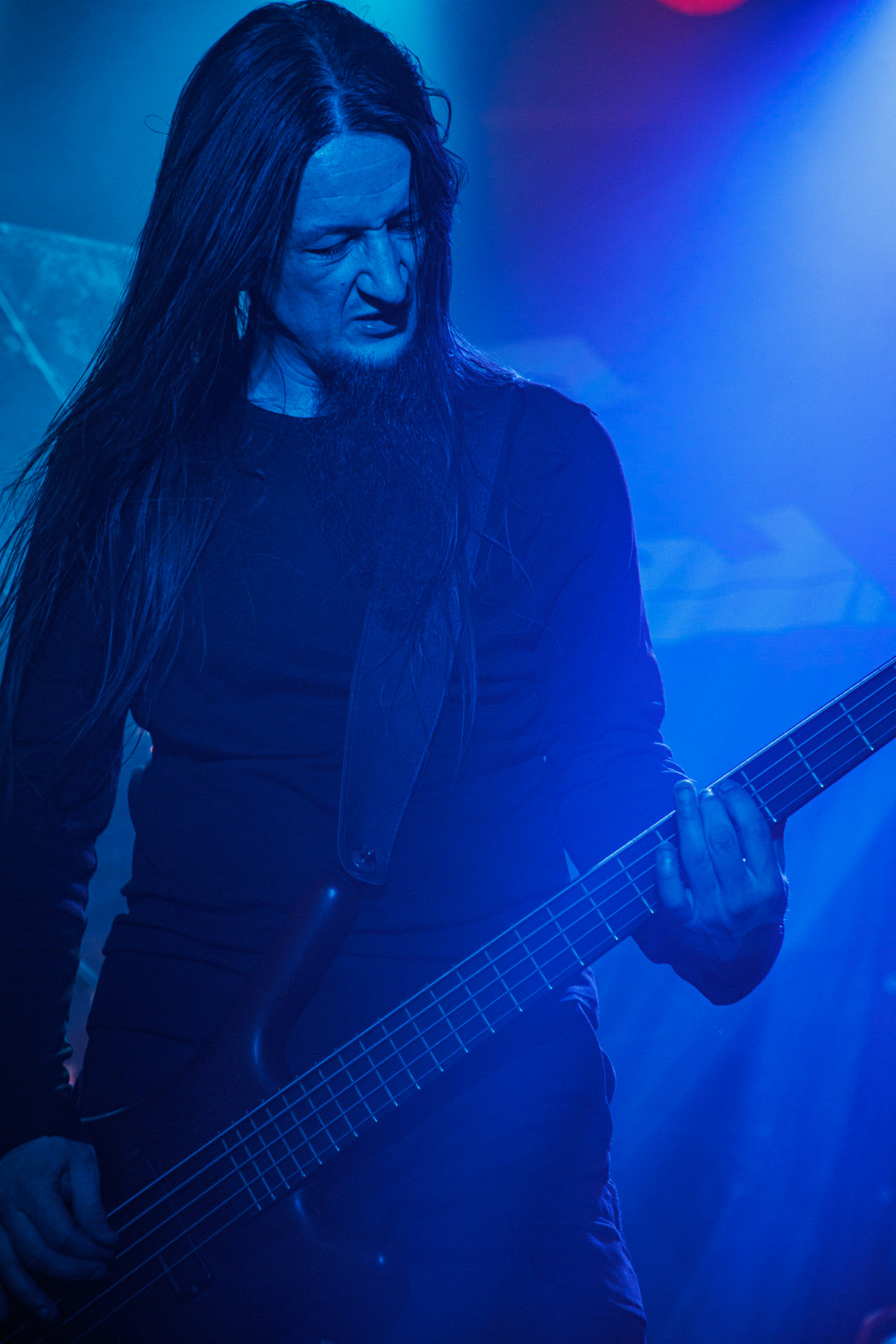 18.03.2022 Thy Disease - INFERNALIS RESURGENTIS - Warszawski koncert zespolu Thy Disease.Black metal, death metal, polski metal. n/z Andrew – bassfot. Andrzej Wasilkiewicz/Reporter