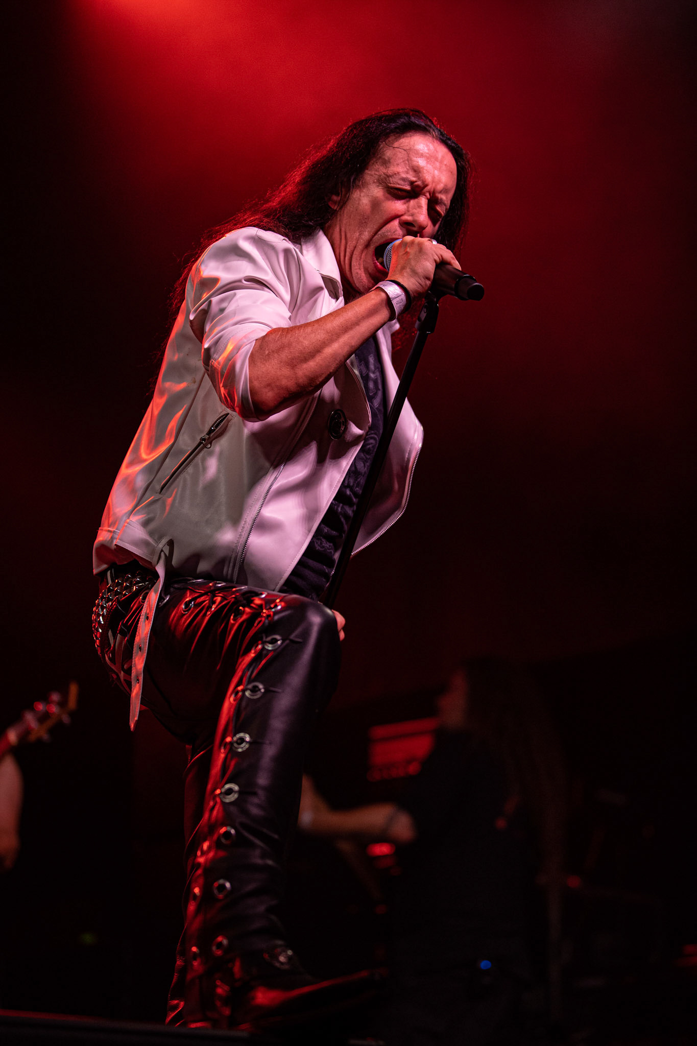 12.09.2021 - KAT i Roman Kostrzewski - koncert "Do zobaczenia w piekle" Wroclaw, Centrum Koncertowe A2.  Tomasz „Titus” Pukacki (Acid Drinkers) - wokal, fot. Andrzej kaziq Wasilkiewicz