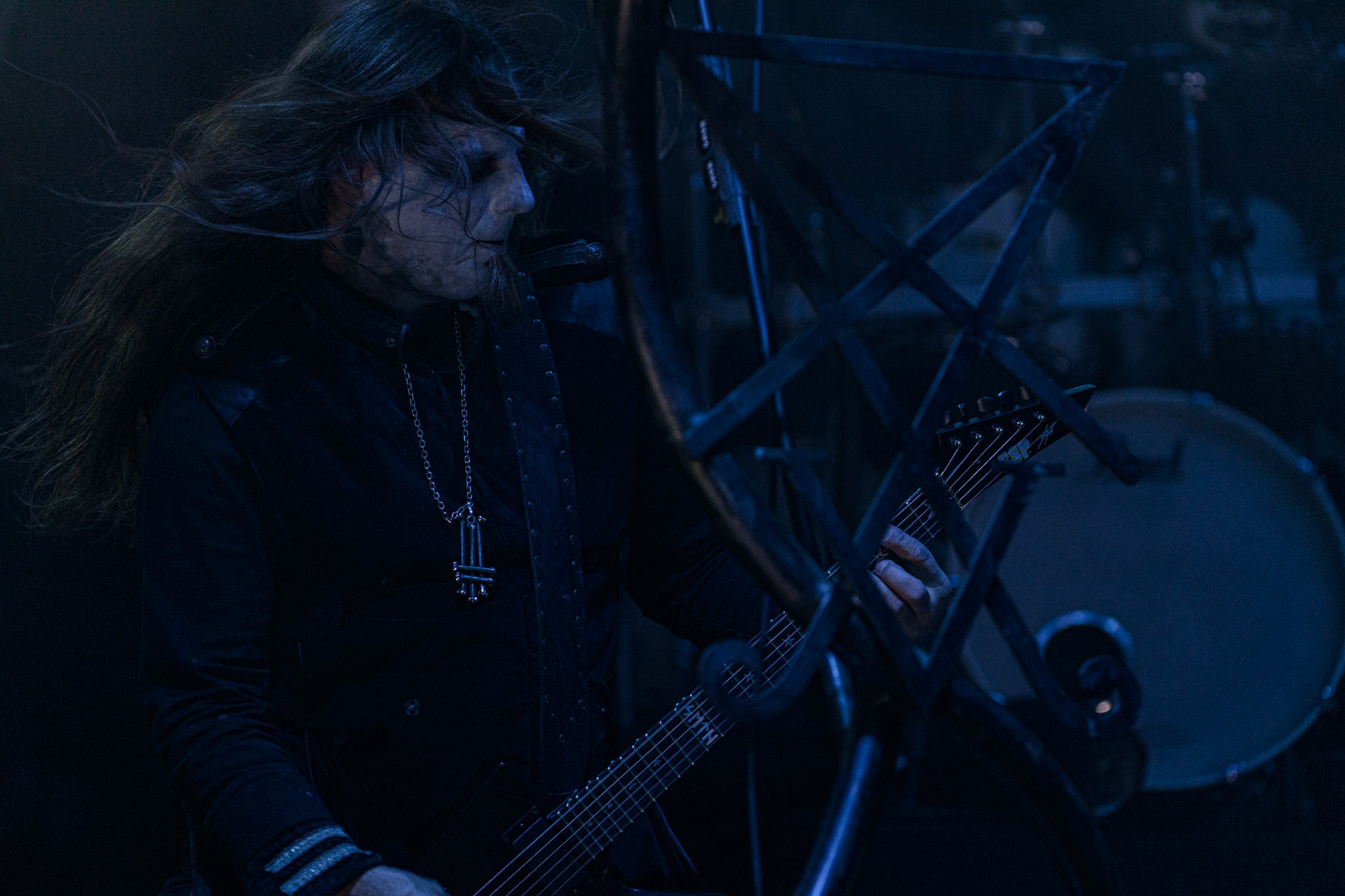 19.10.2022 BEHEMOTH - The European Siege 2022,Adam Nergal Darski - wokal, gitara,Zbigniew Inferno Prominski - perkusja,Tomasz Orion Wroblewski - bass,Patryk Seth Sztyber gitara,Spodek Katowice Poland,fot. Andrzej Wasilkiewicz/Reporter