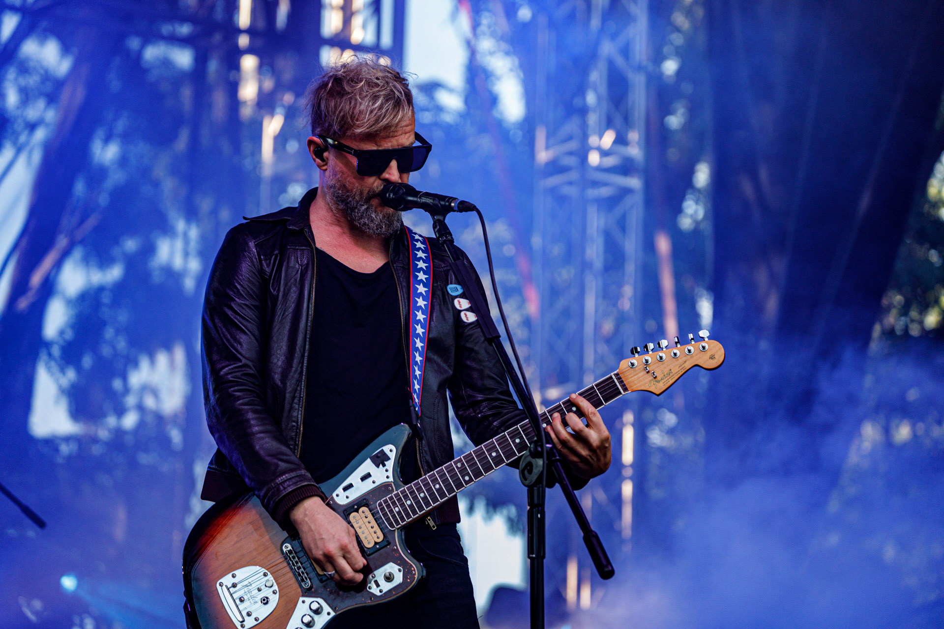 10.07.2022 Organek -  Antyfest Antyradia 2022 - Warszawa, letnia scena klubu Progresja. Tomasz Organek – gitara, wokal,Adam Staszewski – gitara basowa,Robert Markiewicz – perkusja,Tomasz Lewandowski – instrumenty klawiszowe,Rock alternatywny.fot. Andrzej Wasilkiewicz/Reporter