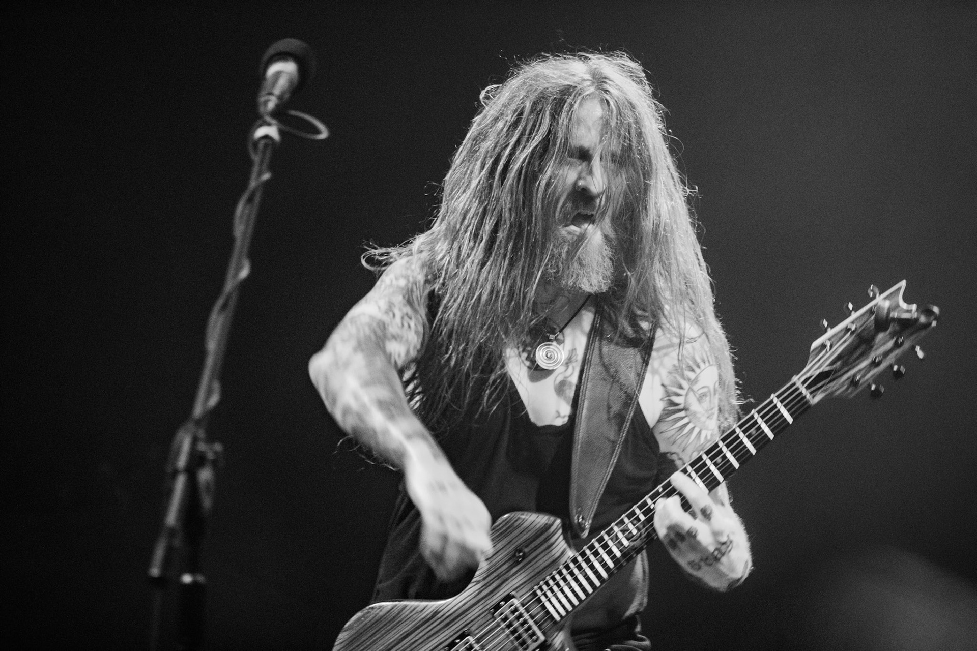 YOB - USA Eugene - Doom metal stoner metal post-metal
Mike Scheidt - wokal gitara,
Travis Foster - perkusja,
Aaron Rieseberg - bass, Produkcja Knock Out Productions, fot. Andrzej kaziq Wasilkiewicz/Reporter