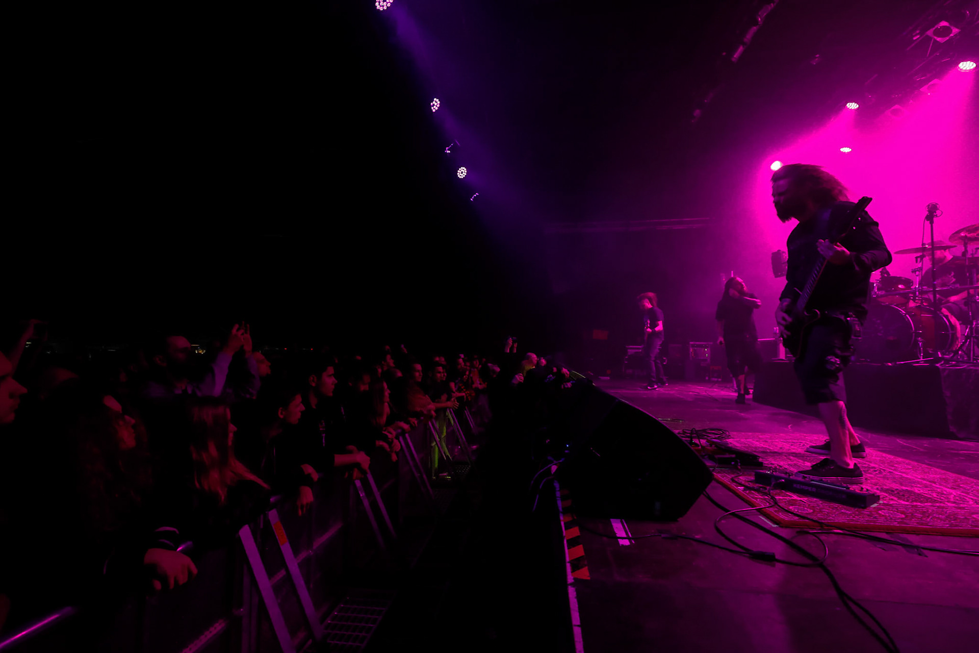 30.11.2018 Knock Out Tour 2018 - Warszawa Progresja - DECAPITATED - techniczny death metal, groove metal,

Wacław „Vogg” Kiełtyka gitara,
Rafał "Rasta" Piotrowski wokal, 
Michał "Młody" Łysejko perkusja,
Hubert Więcek gitara basowa, fot. Andrzej Wasilkiewicz/Reporter