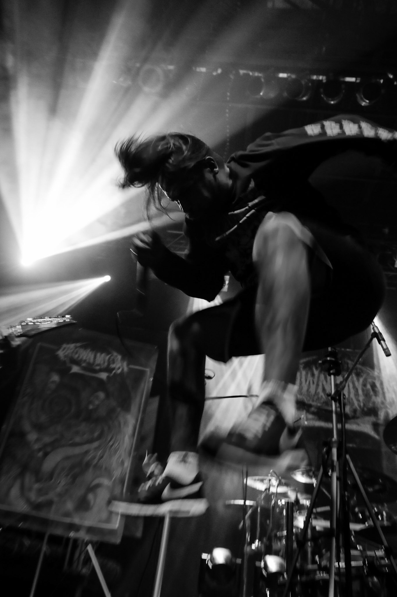 30.11.2018 Knock Out Tour 2018 - Warszawa Progresja - DROWN MY DAY deathcore, metalcore, death metal, 

Maciek "Groov" Korczak wokal, 
Arkadiusz Antosz gitara basowa, 
Sergiusz Smolnicki gitara, 
Sławomir Wojtas gitara, 
Kuba Homik perkusja, fot. Andrzej Wasilkiewicz/Reporter