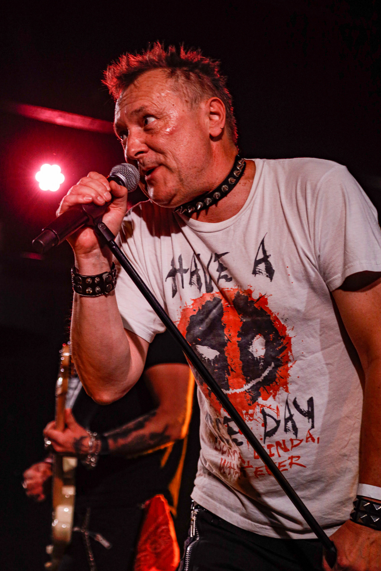 25.08.2022 TZN Xenna - warszawska grupa punkowa z frontmenem Krzysztofem Zygzakiem Chojnackim przed warszawskim koncertem The Exploited.fot. Andrzej Wasilkiewicz/Reporter