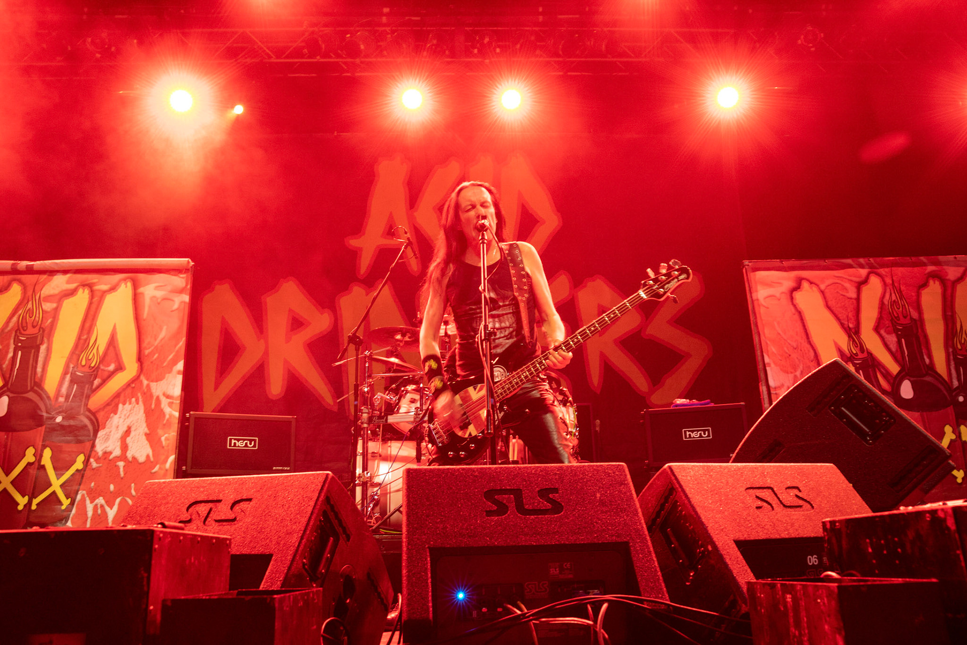 Legendy Metalu Acid Drinkers - rock, trashmetal, - koncert Legendy Metalu w warszawskiej Progresji, 

Tomasz "Titus" Pukacki 
Dariusz "Popcorn" Popowicz 
Maciej "Ślimak" Starosta 
Łukasz "Dzwon" Cyndzer
fot. Andrzej kaziq Wasilkiewicz/Reporter