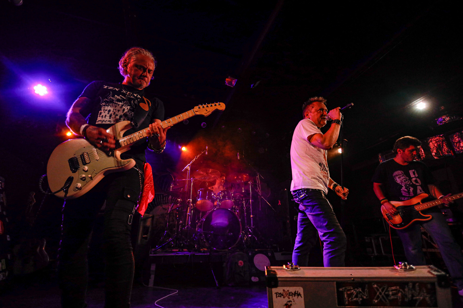 25.08.2022 TZN Xenna - warszawska grupa punkowa z frontmenem Krzysztofem Zygzakiem Chojnackim przed warszawskim koncertem The Exploited.fot. Andrzej Wasilkiewicz/Reporter