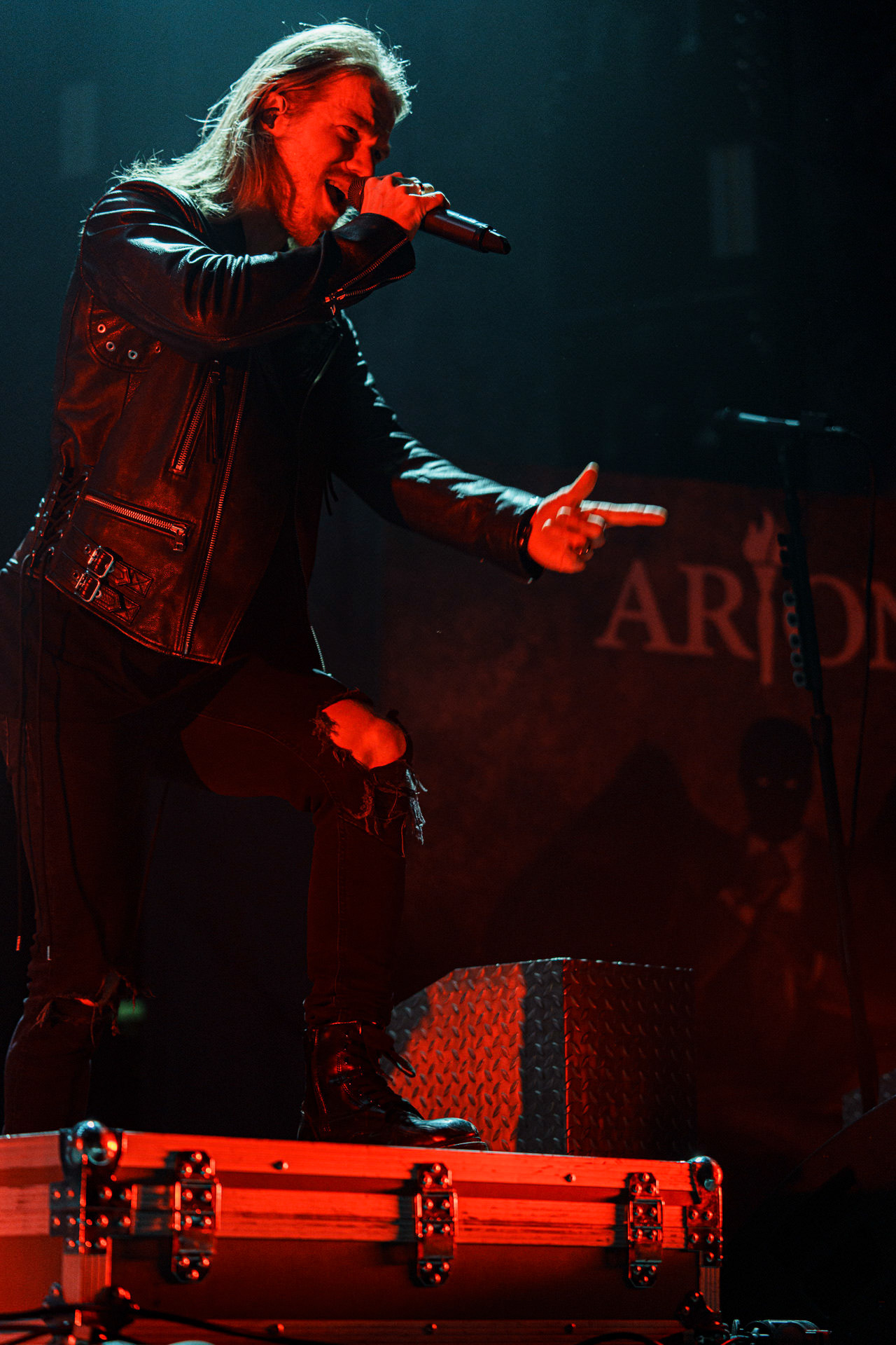 29.01.2023 - Arion  - warszawski koncert finskich metali przed Dream Theater, hala COS Torwar. Produkcja Winiary Bookings. Fot. Andrzej Wasilkiewicz/Reporter